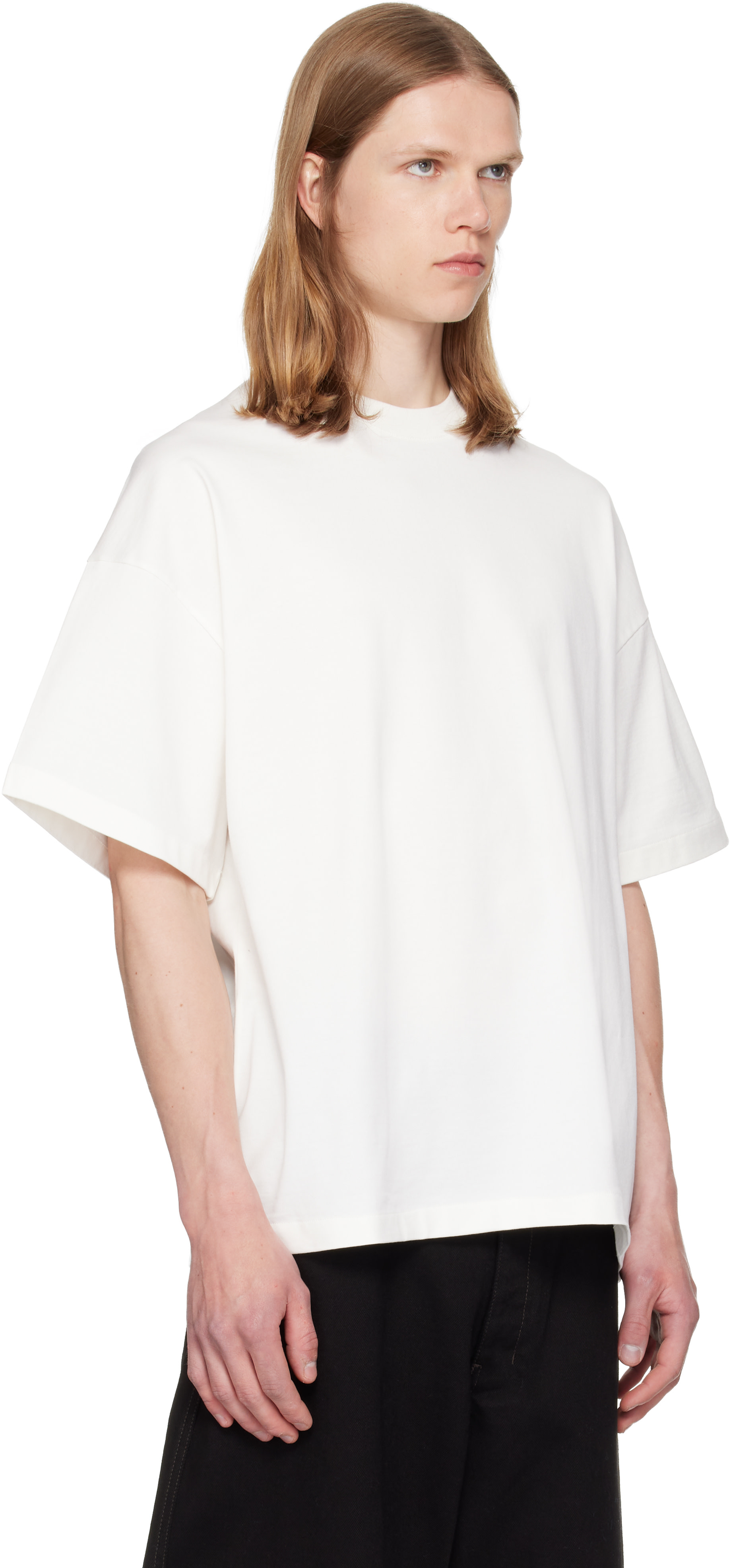 Jil Sander: White Crew-Neck T-shirt | SSENSE Argentina