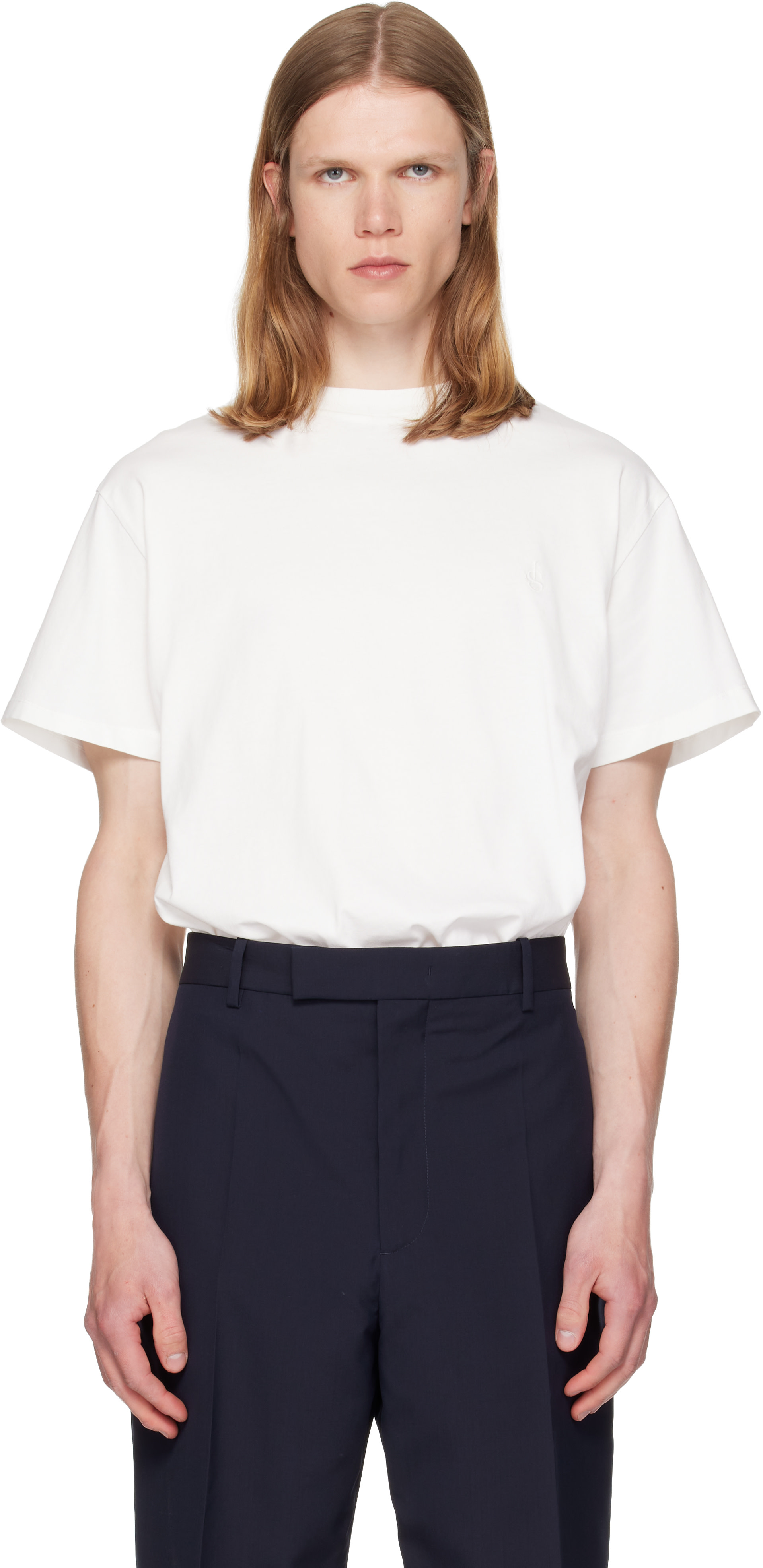 Jil Sander - 화이트 크루넥 티셔츠 세트