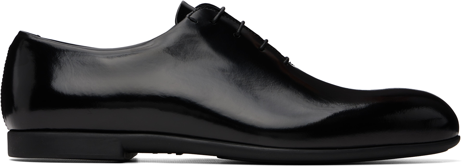Jil Sander - Black Lace-Up Oxfords