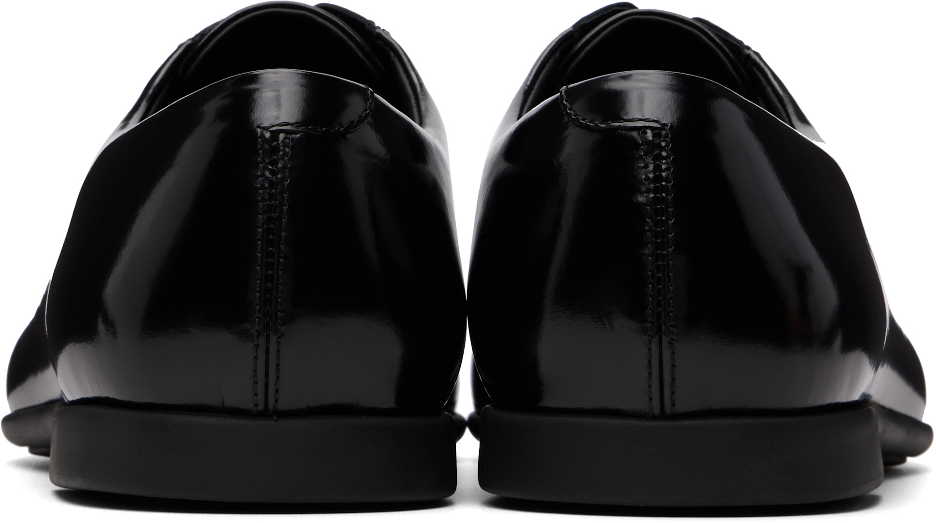 Jil Sander - Black Lace-Up Oxfords