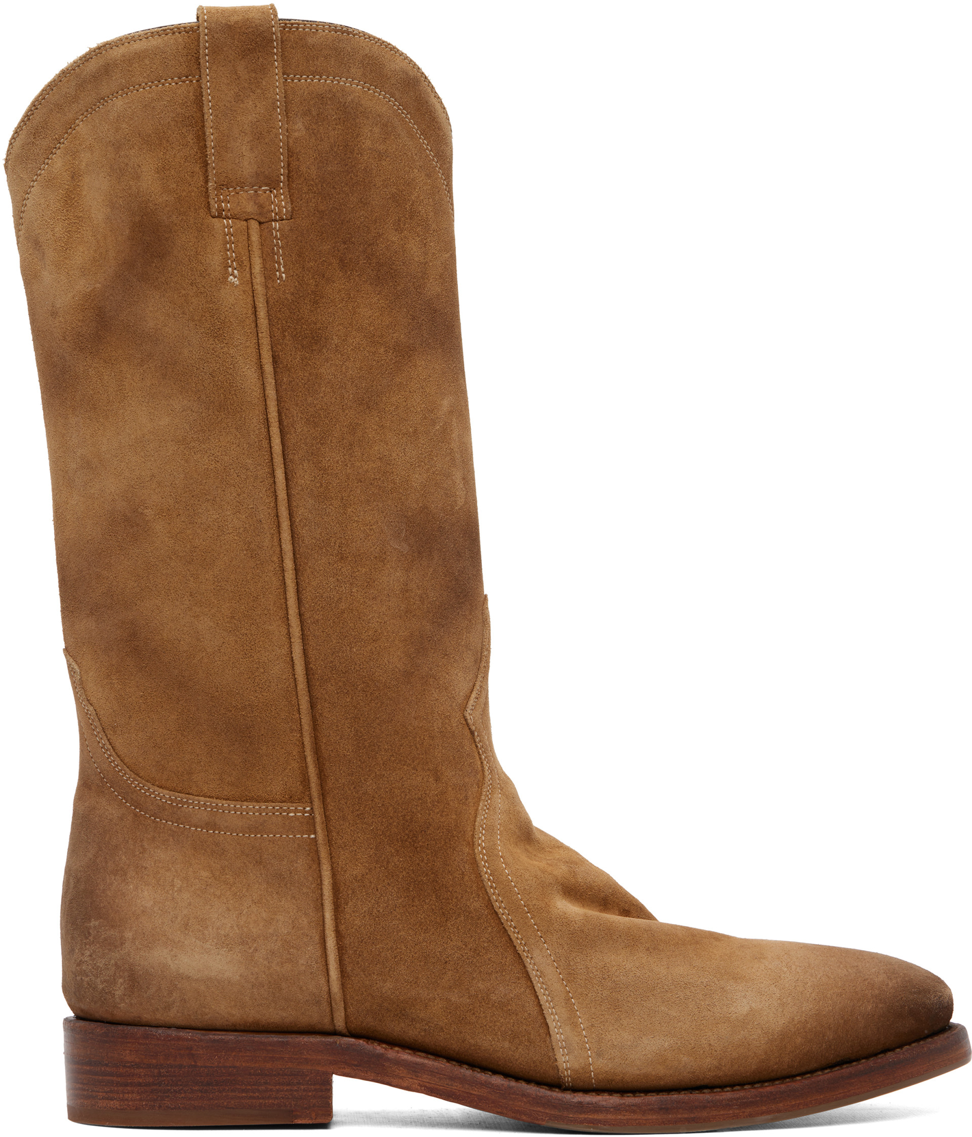 Jil Sander - Tan Suede Boots