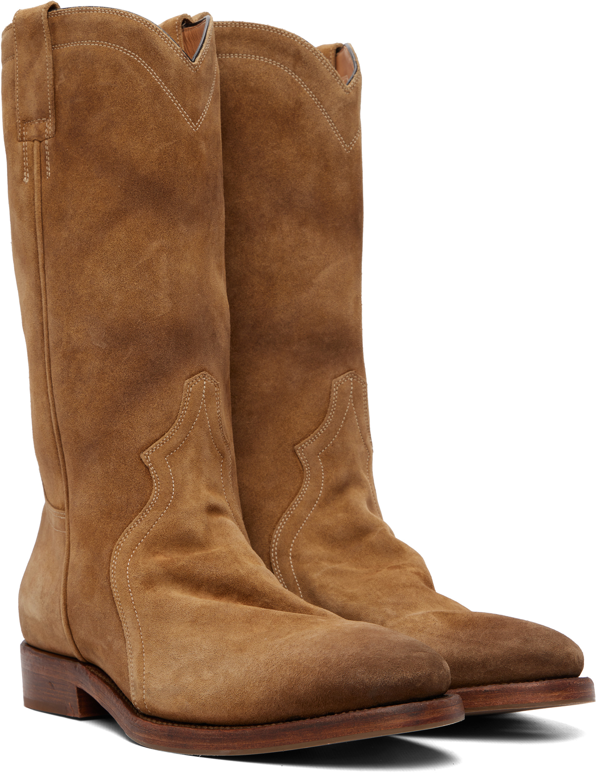 Jil Sander - Tan Suede Boots