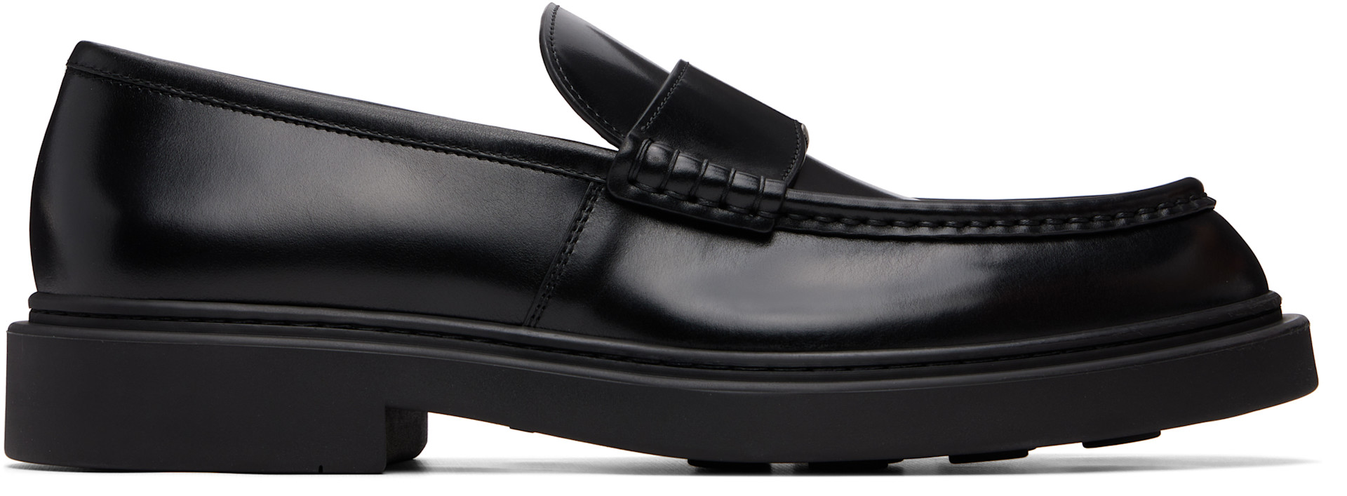 Jil Sander - Black Calfskin Loafers