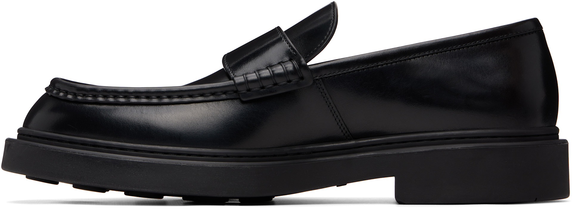 Jil Sander - Black Calfskin Loafers