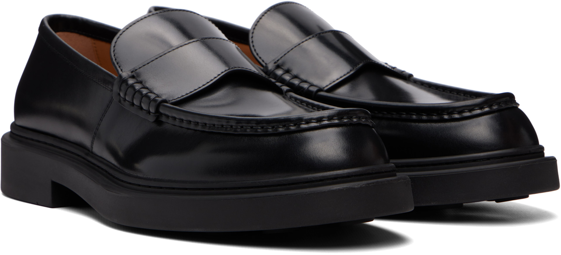 Jil Sander - Black Calfskin Loafers