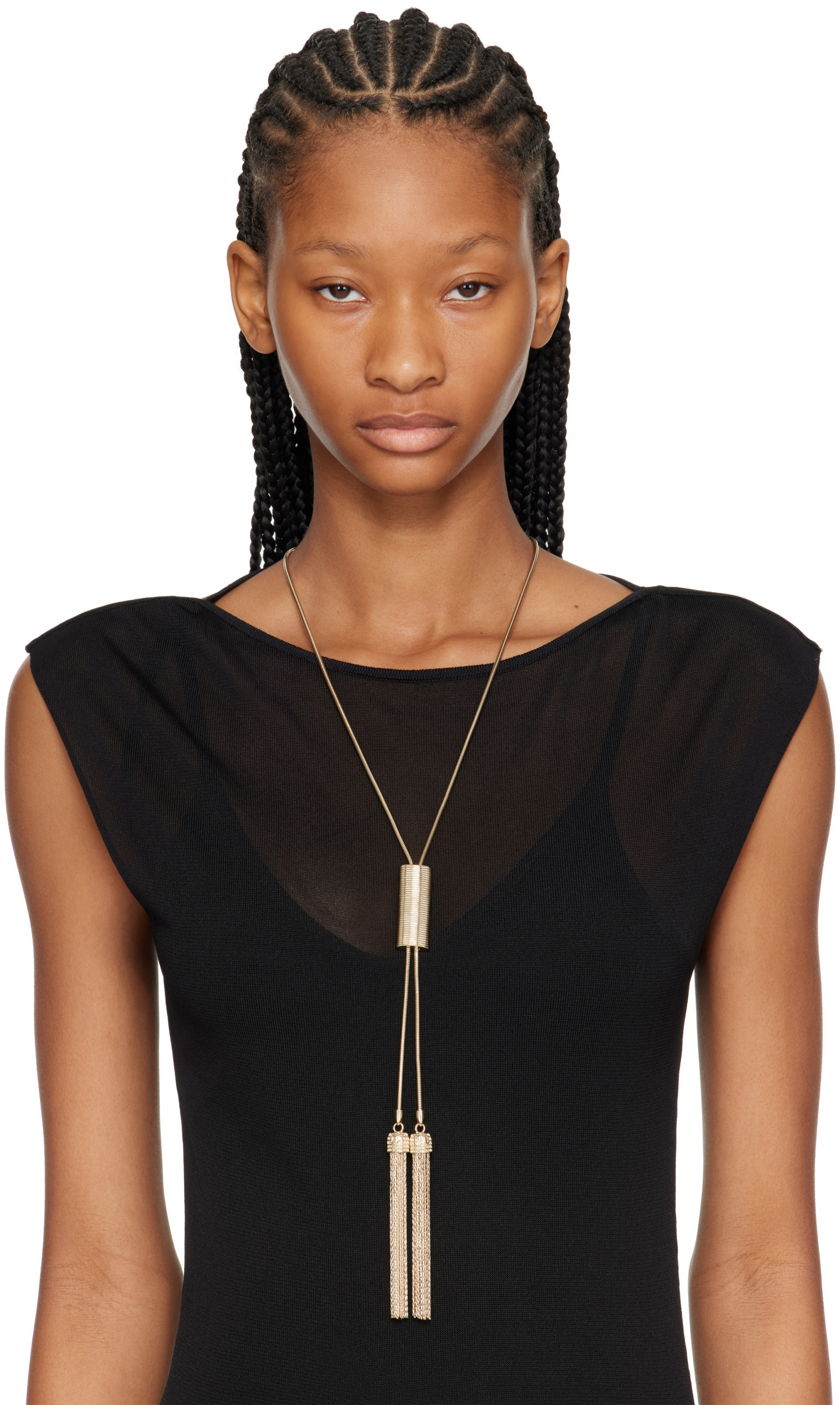 Balmain - Collier long à pampilles