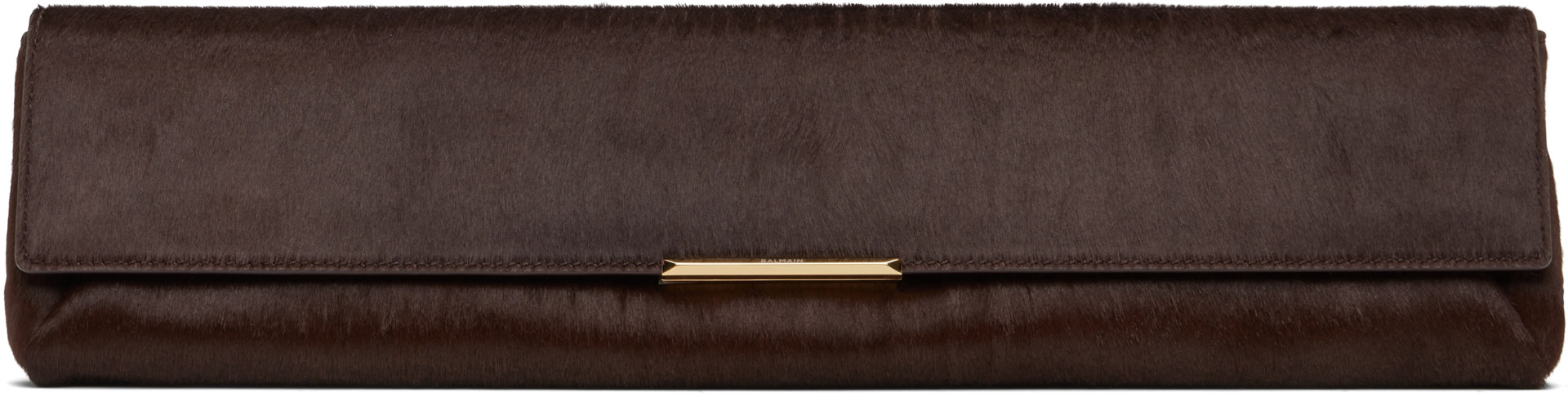 BALMAIN - Brown Long Clutch