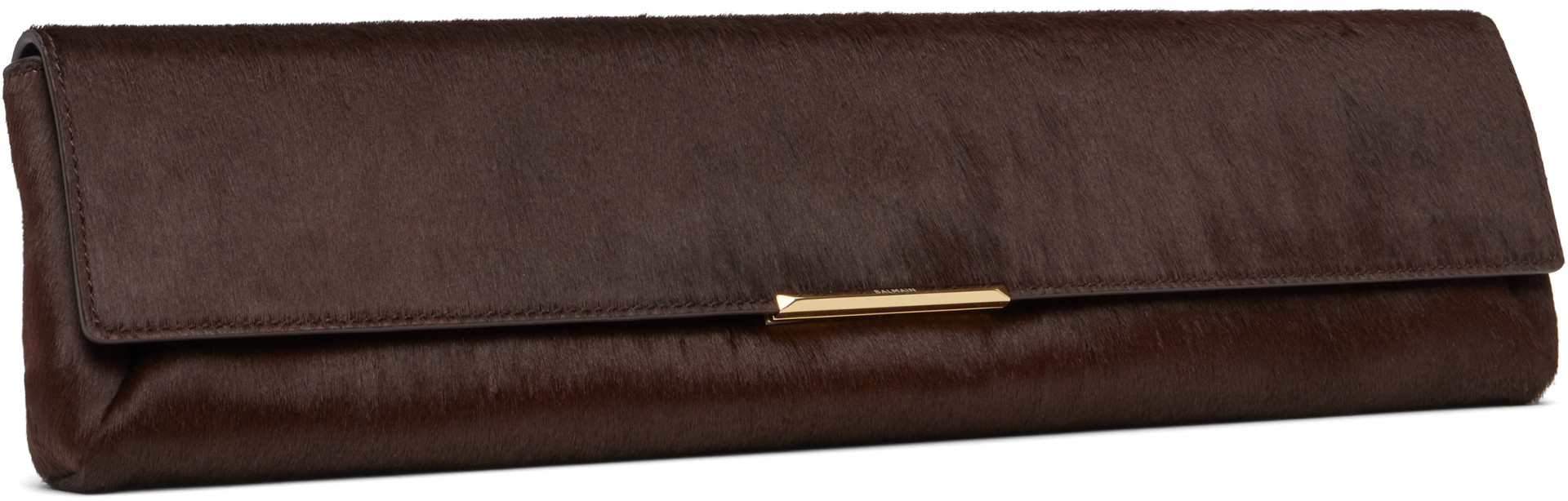 BALMAIN - Brown Long Clutch