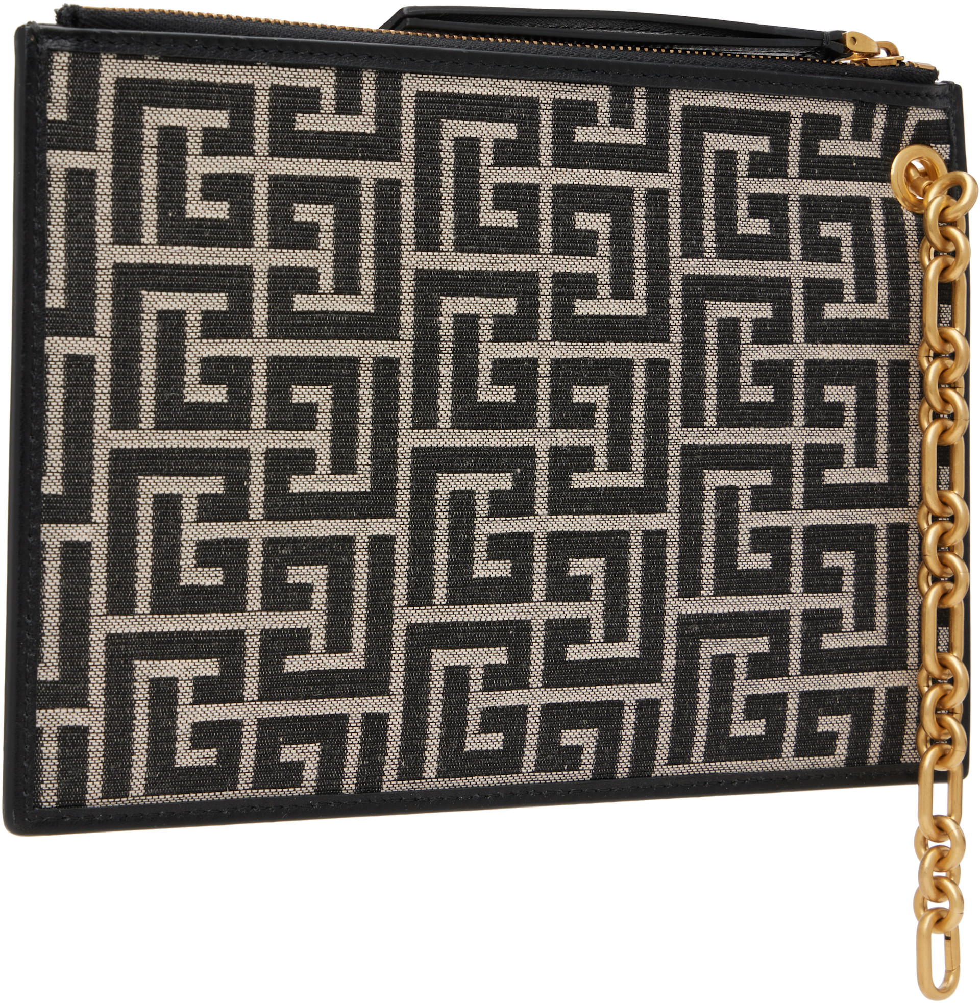Balmain - Pochette Pulse noire à glissière