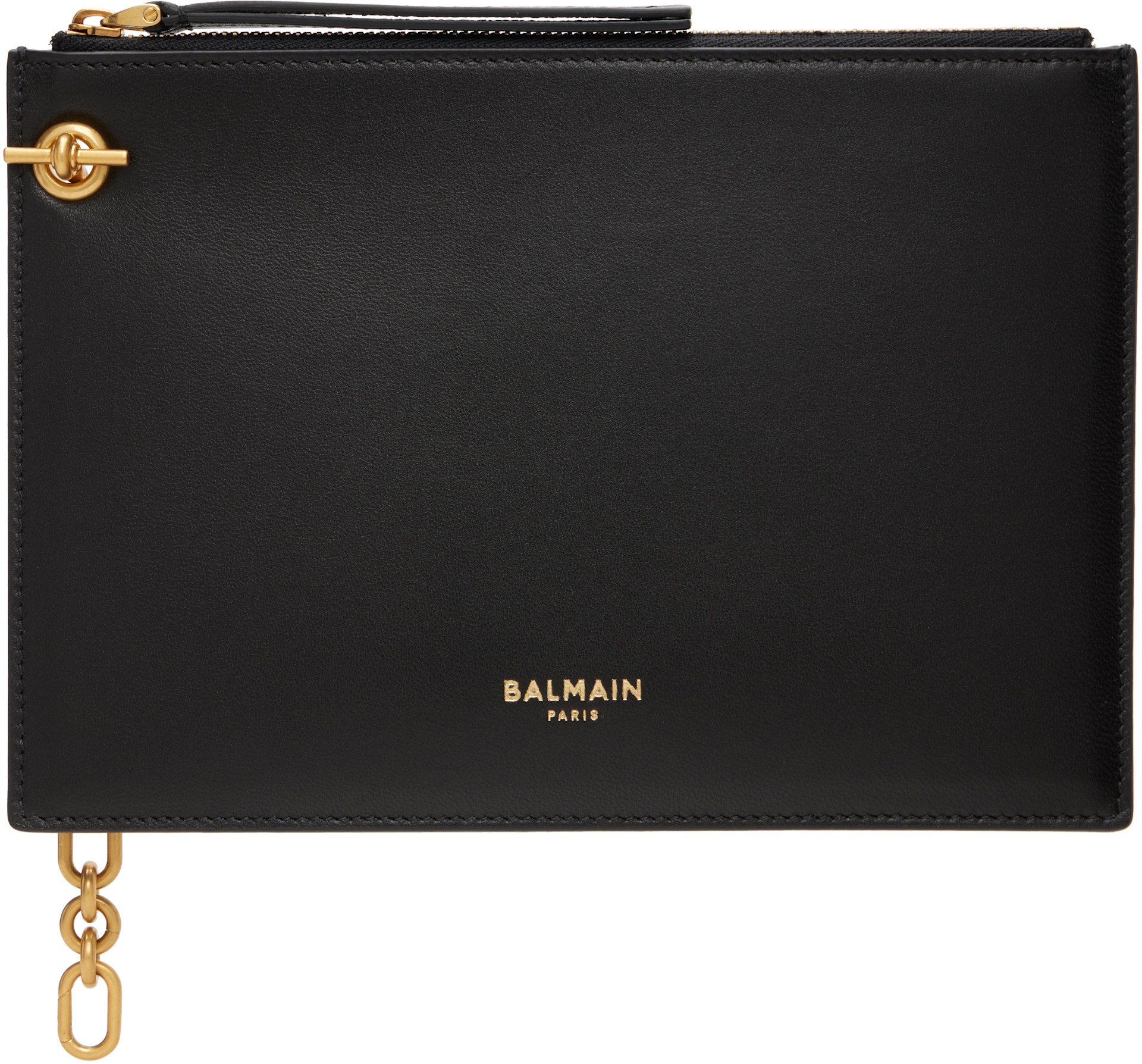 Balmain - Pochette Pulse noire à glissière