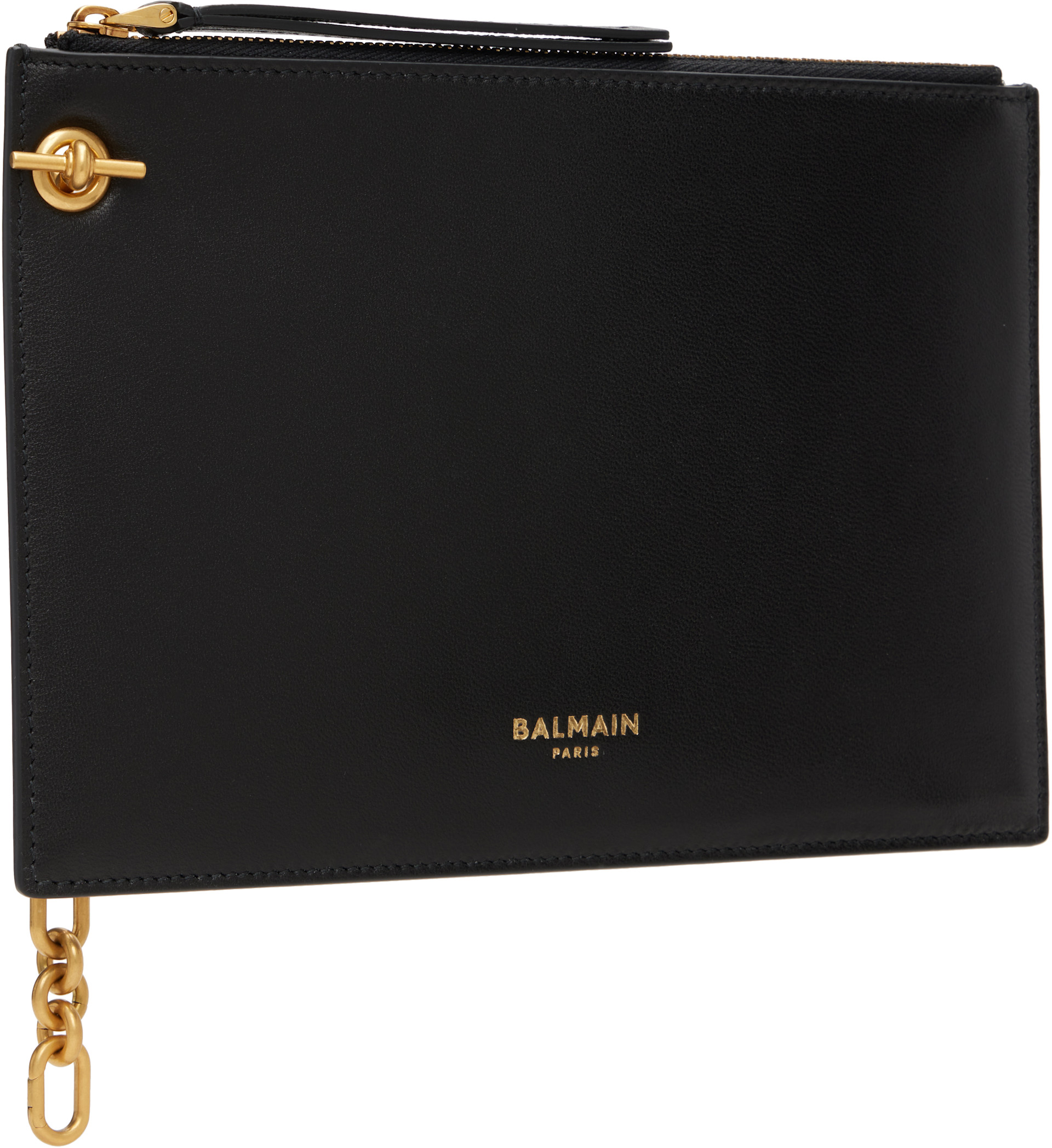 Balmain - Pochette Pulse noire à glissière