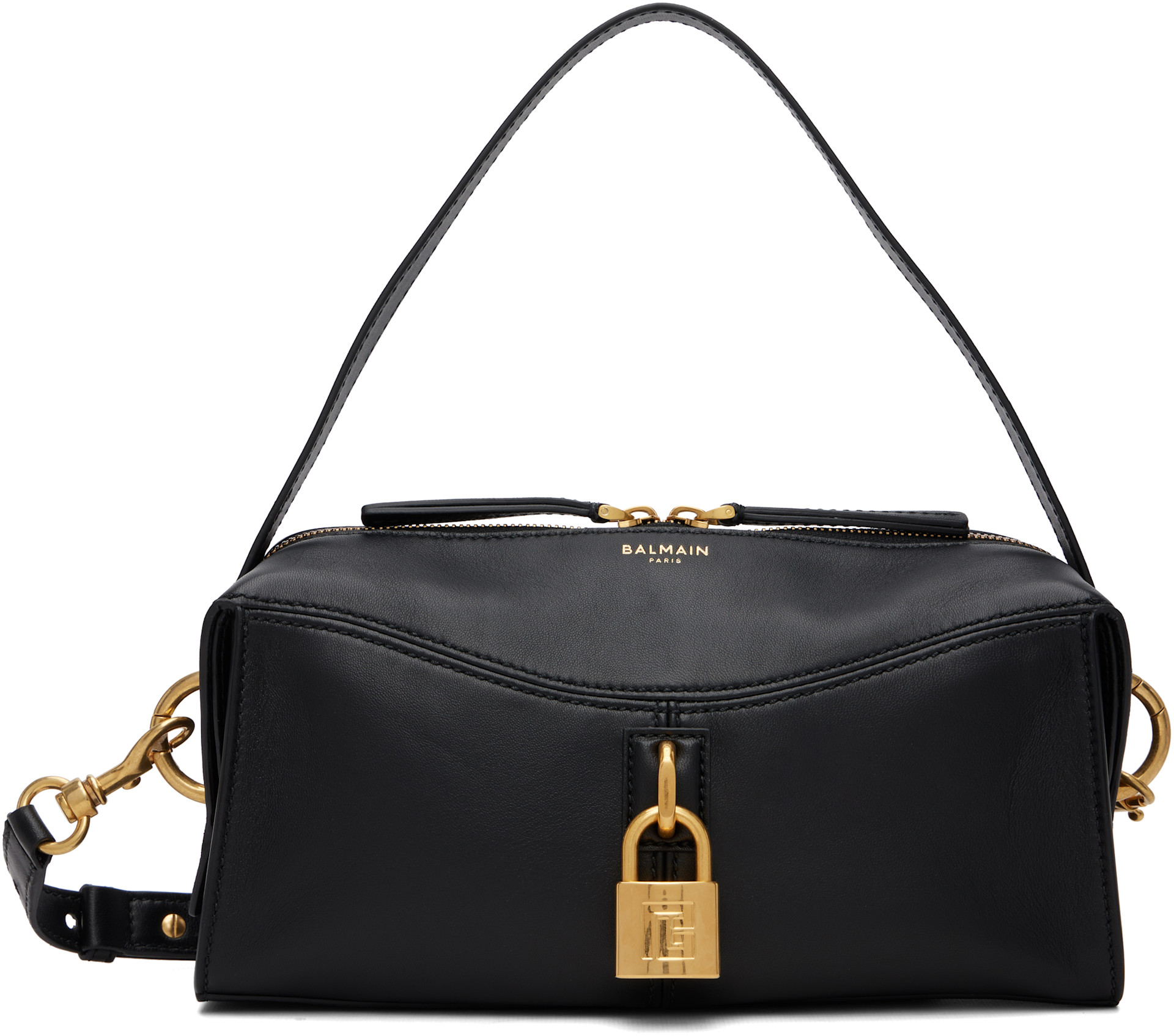 BALMAIN - Black Small Pulse Bag