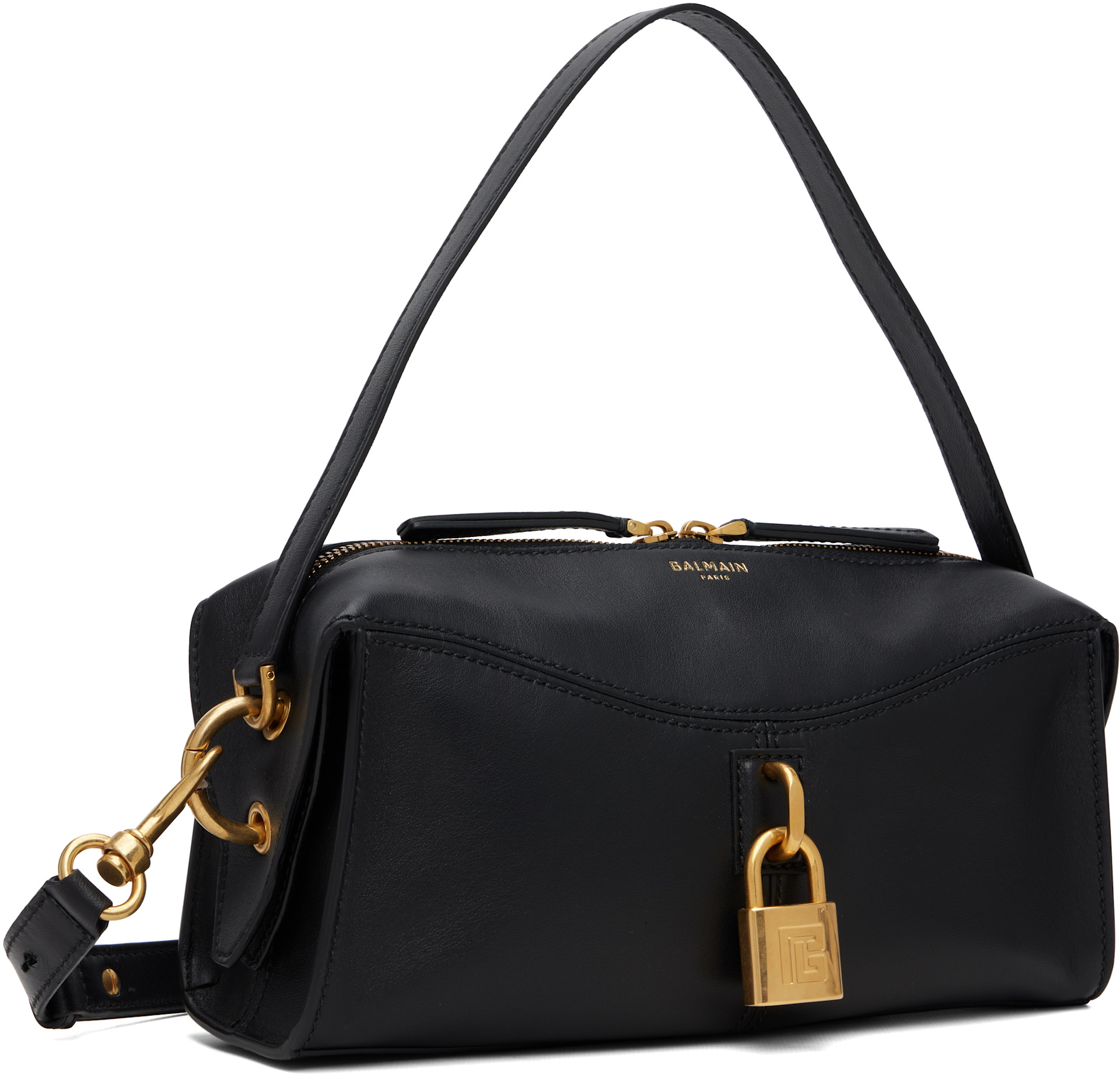BALMAIN - Black Small Pulse Bag