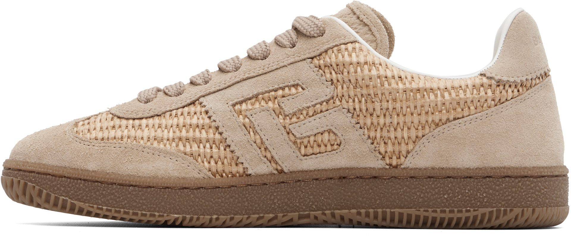 Balmain - Baskets Swan beiges