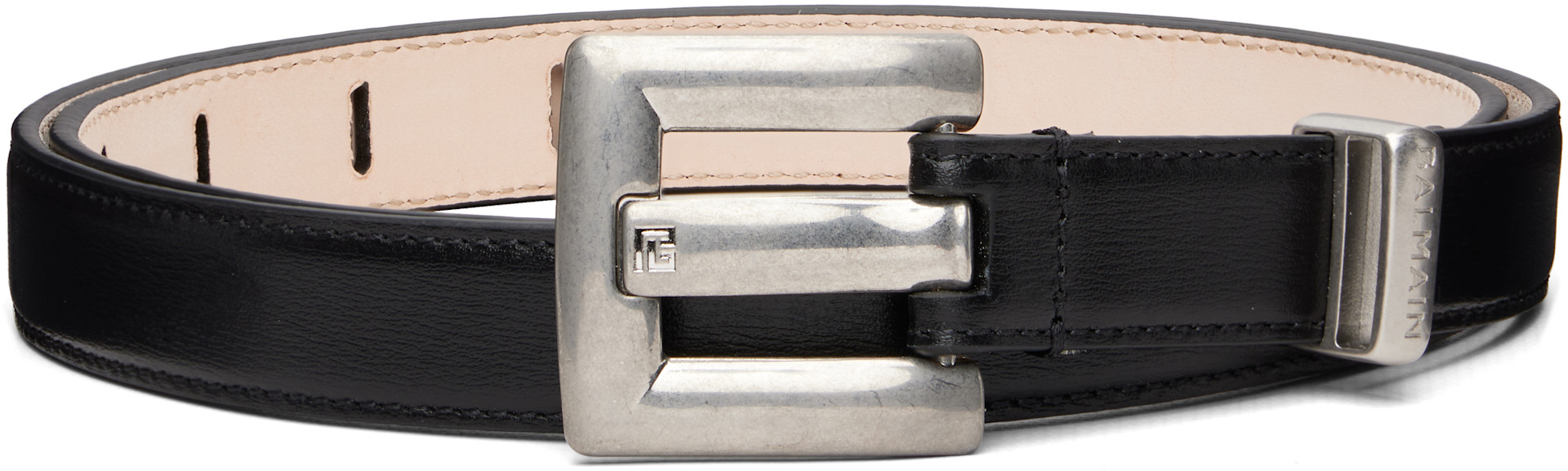 Balmain - Ceinture Anthem noire