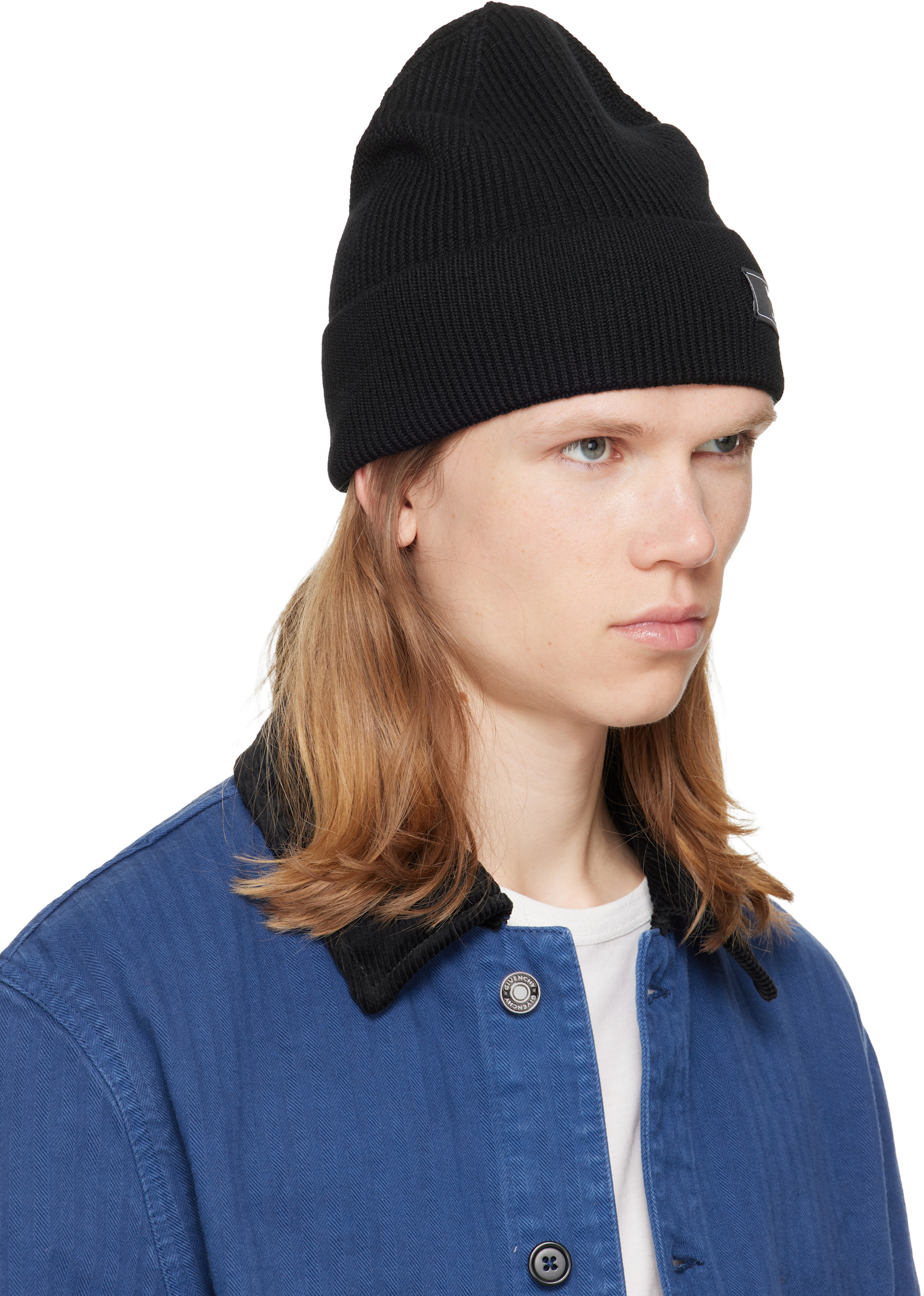 Balmain - ブラック Label ウール ビーニー