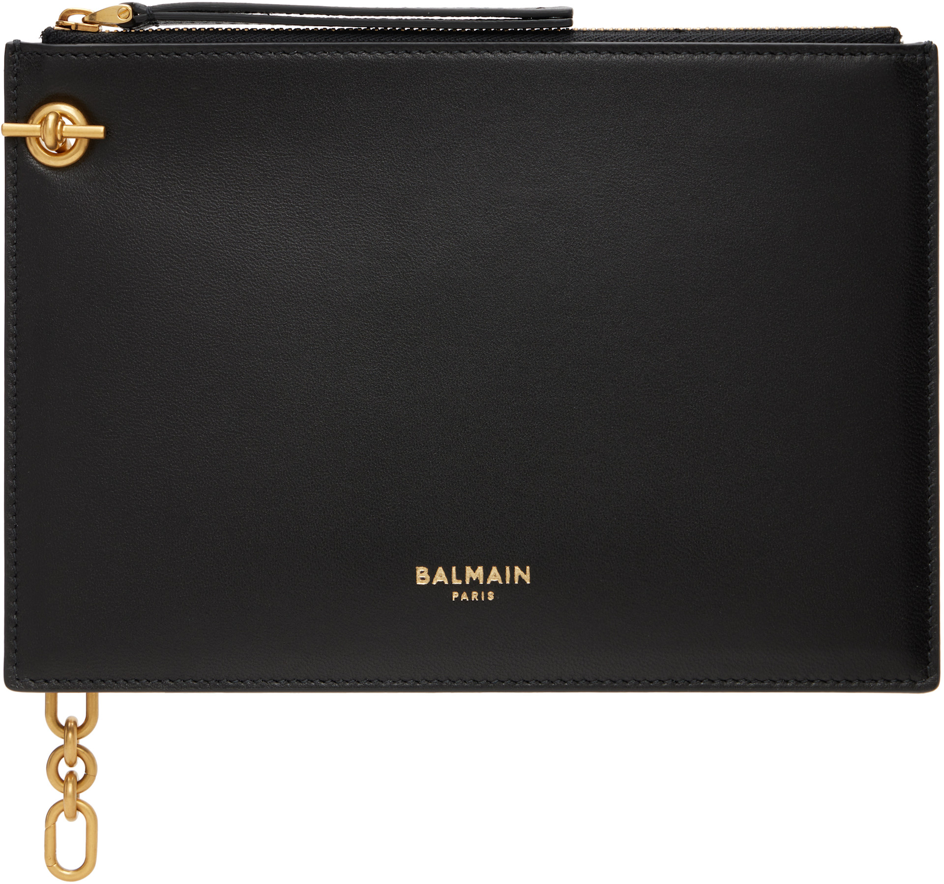 Balmain - Pochette Pulse noire à glissière