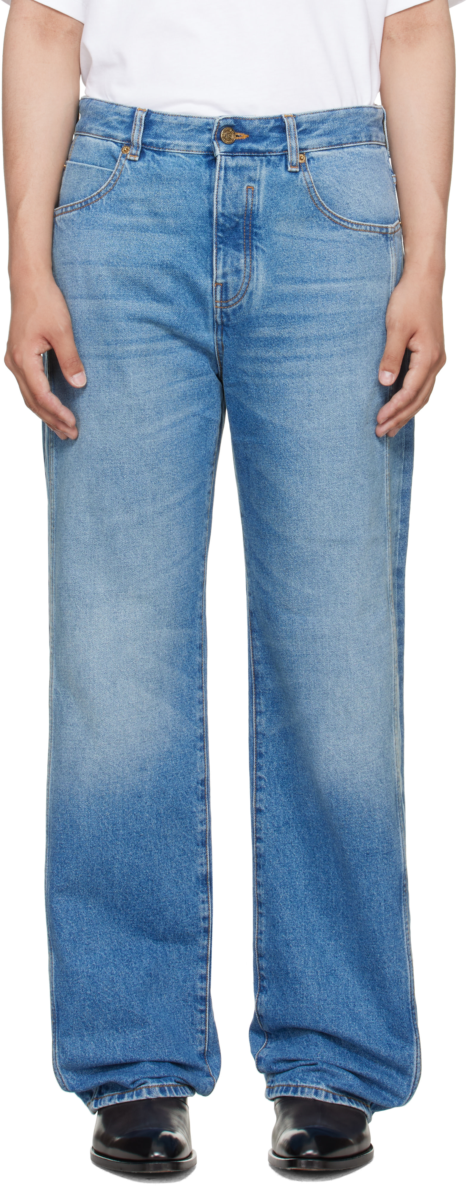 Balmain - Jean décontracté bleu
