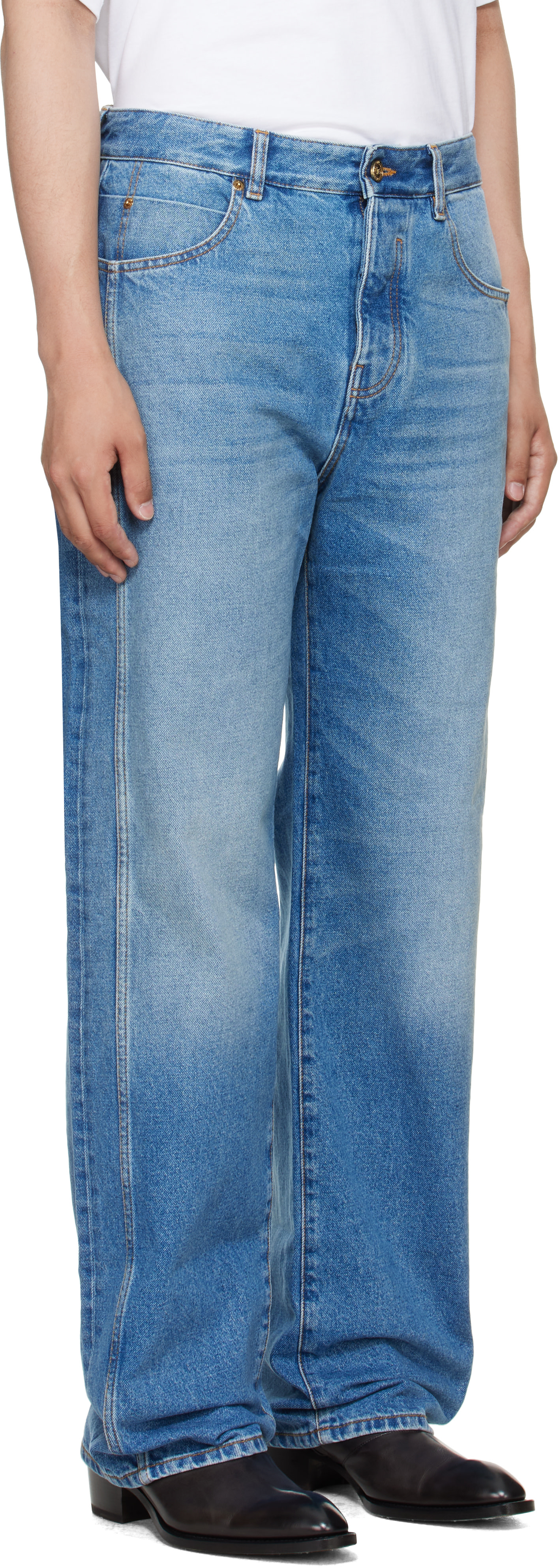 Balmain - Jean décontracté bleu