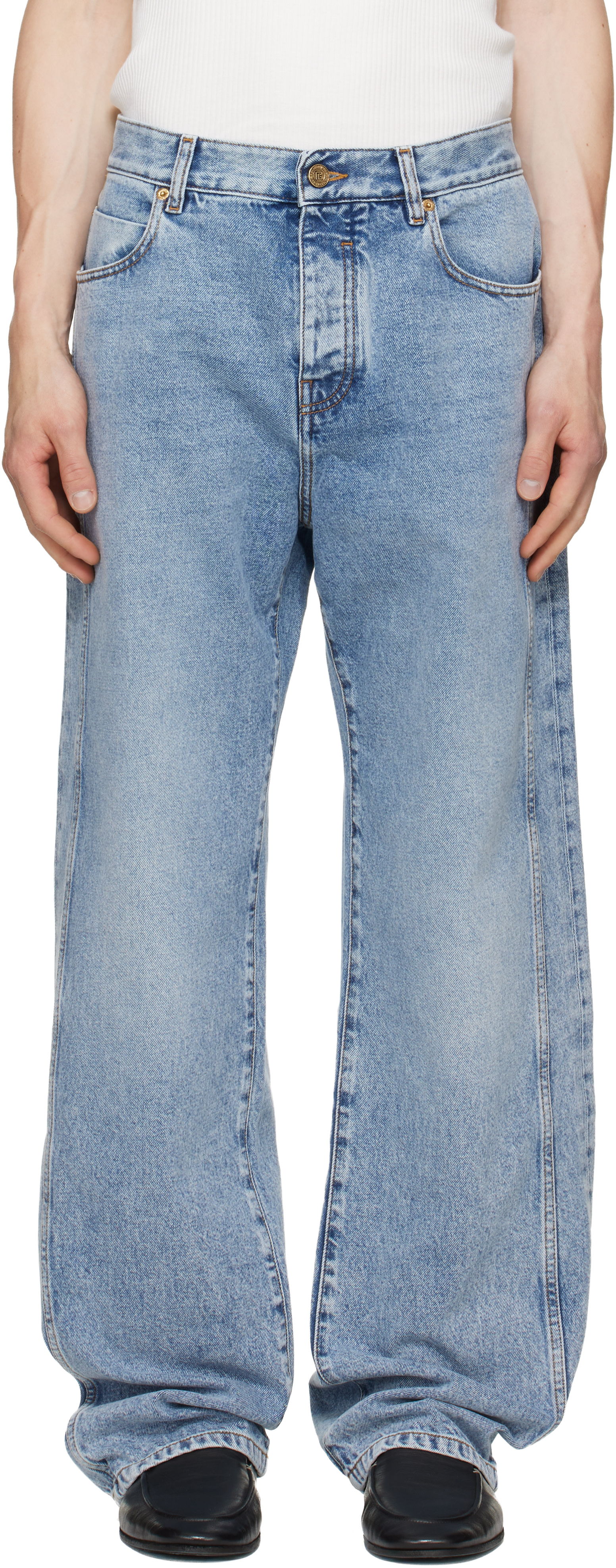 Balmain - Jean décontracté bleu