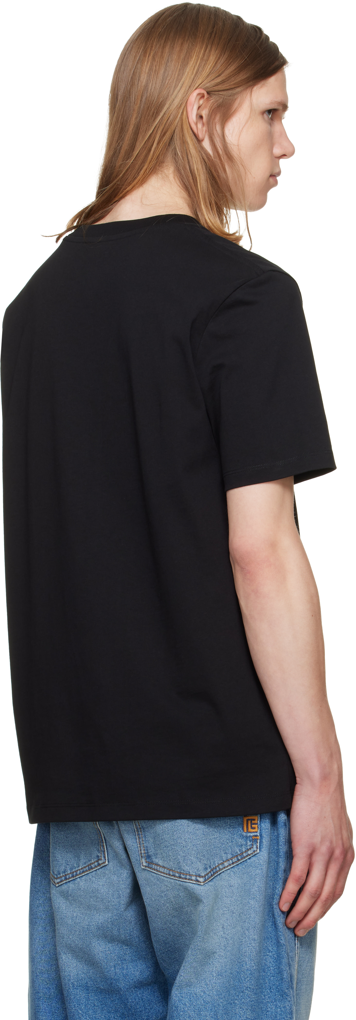Balmain - ブラック 'Balmain Paris' プリントTシャツ