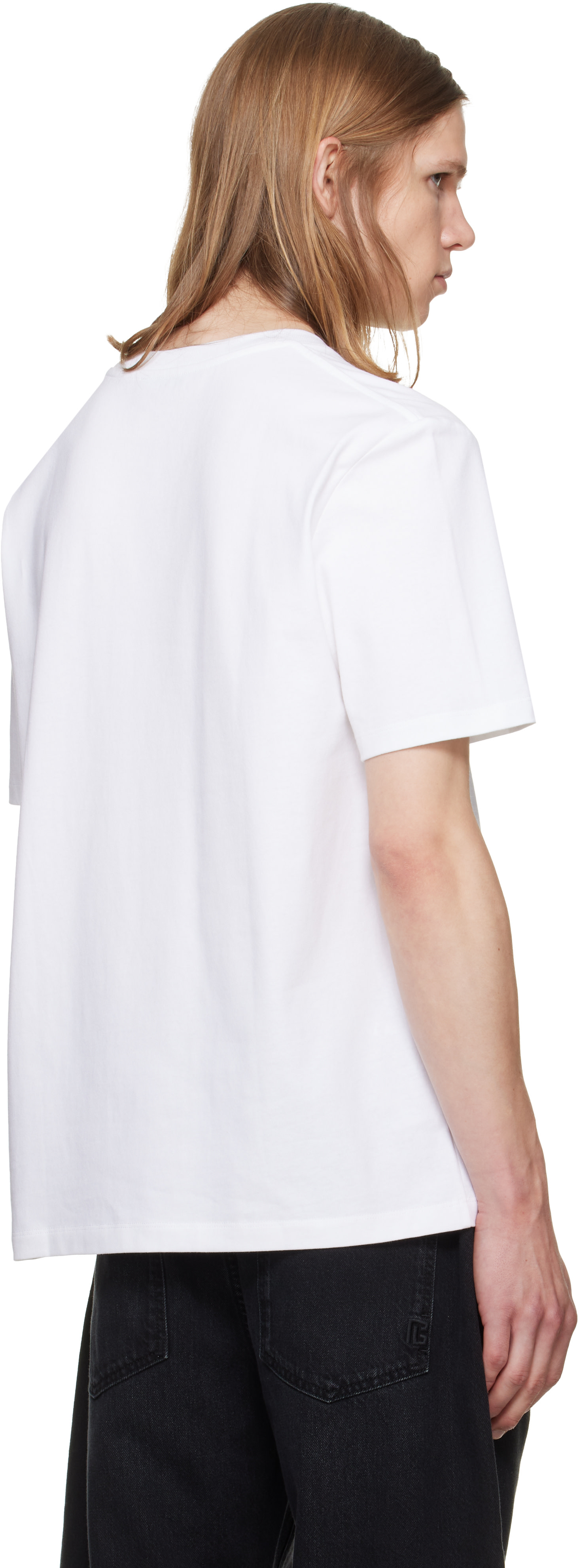 Balmain - ホワイト 'Balmain Vintage' Tシャツ 2枚セット