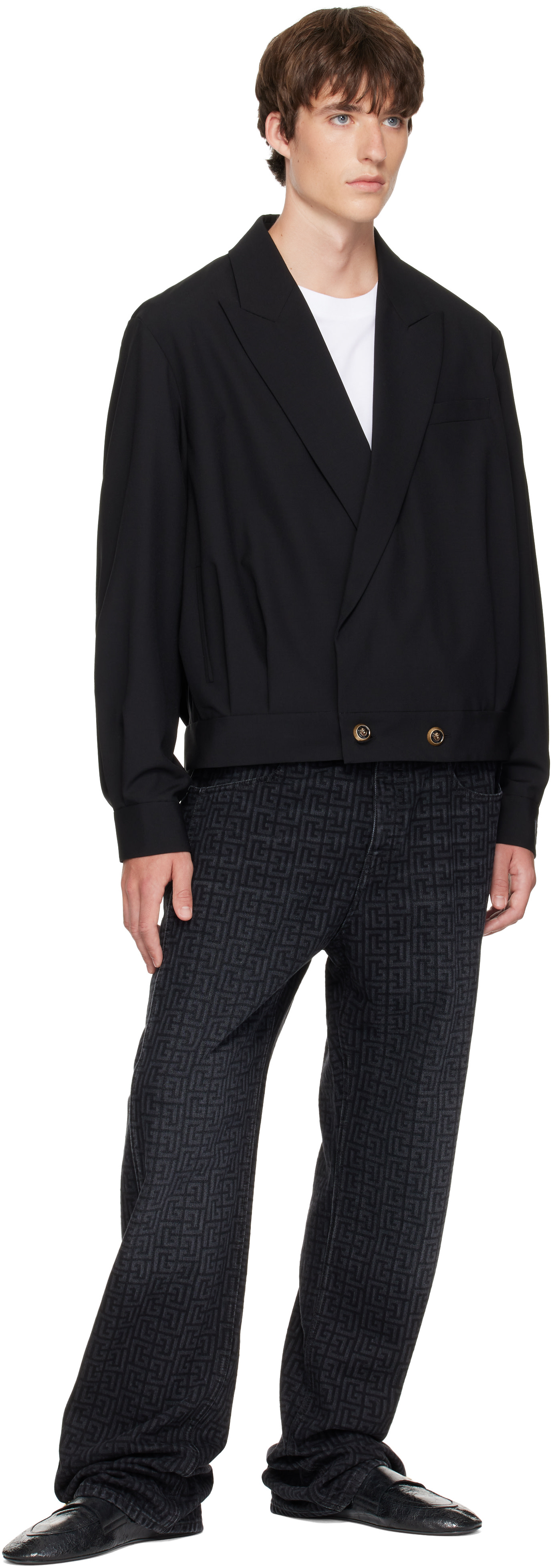 Balmain - Flâneurs plats noirs