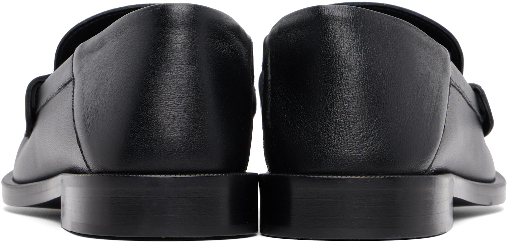 Balmain - ブラック Sync Smooth Leather ローファー