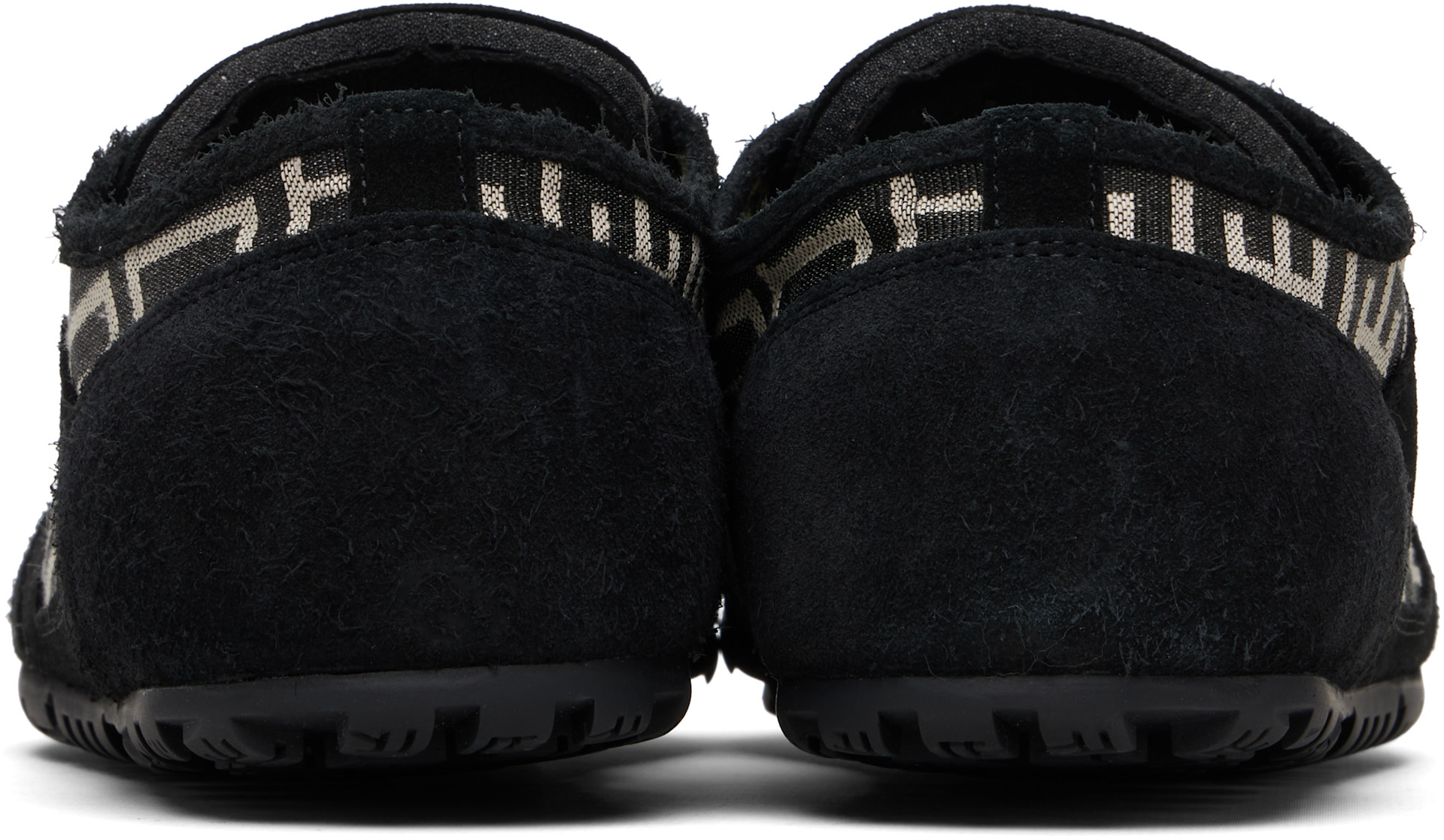 BALMAIN - Black Racer 45 Monogram Jacquard Sneakers