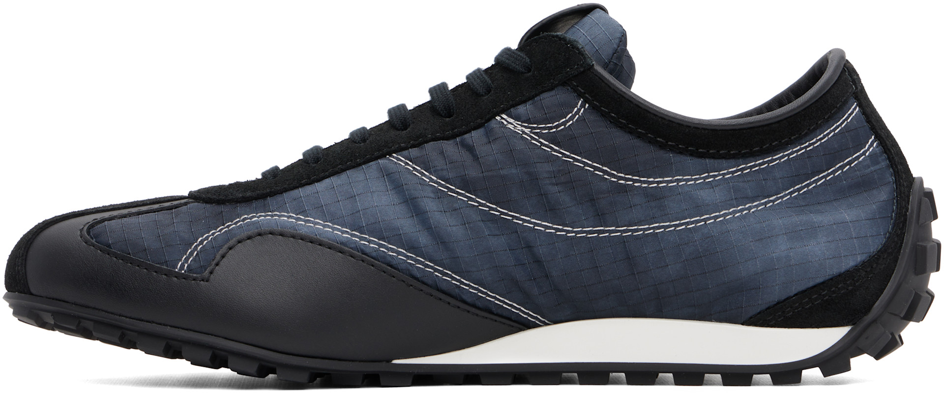NIKE×バルマン BALMAIN: Black & Blue Racing Sneakers | SSENSE