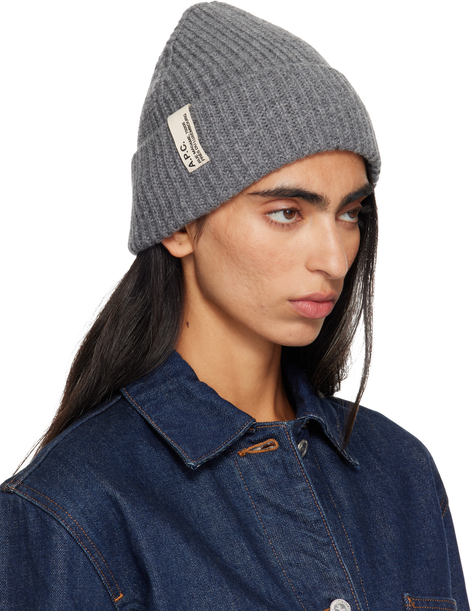 A.P.C. - Gray Noa Beanie
