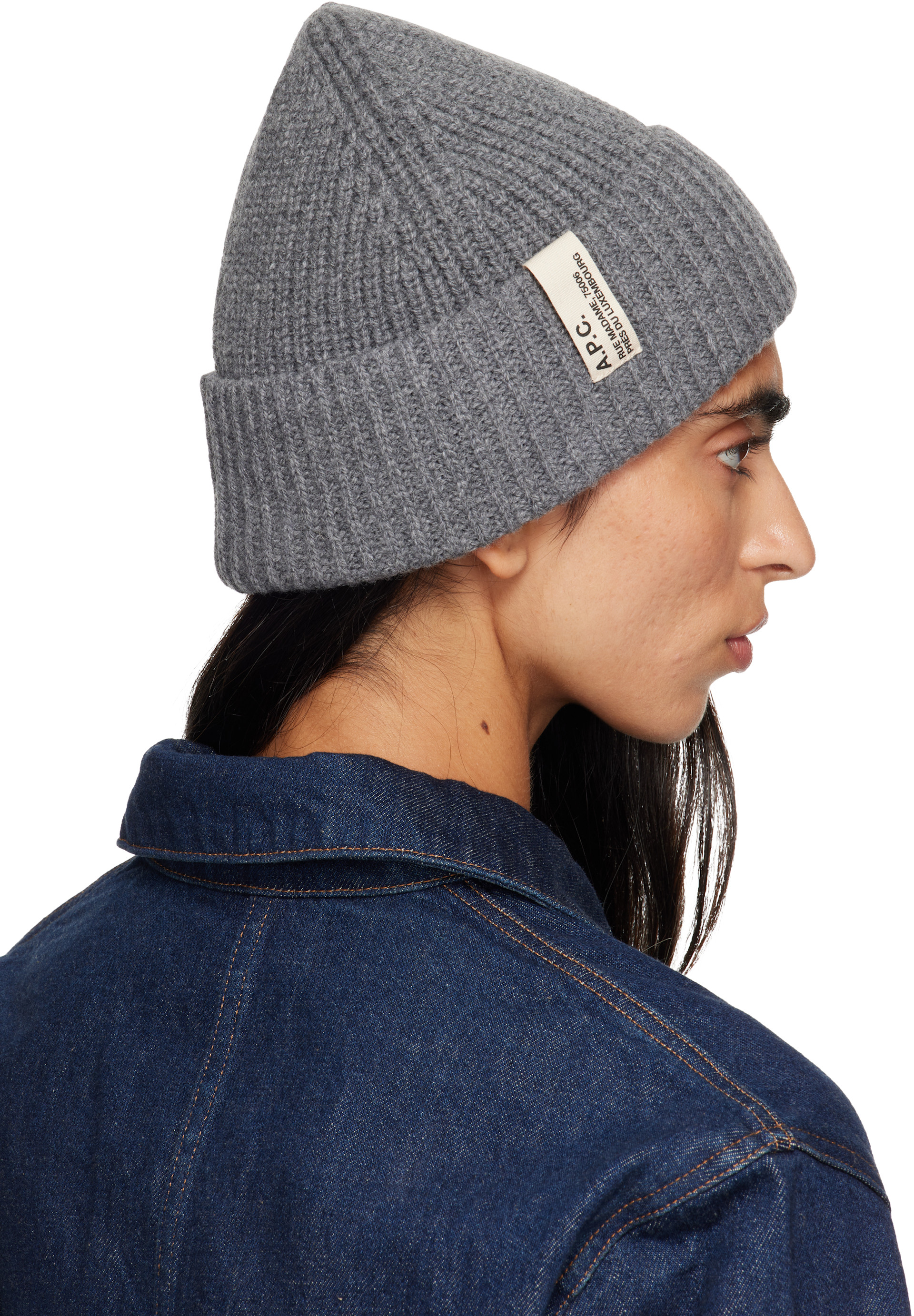 A.P.C. - Gray Noa Beanie