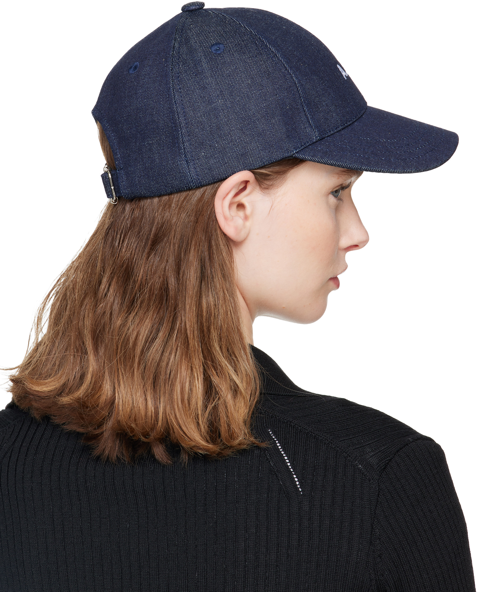 A.P.C.: ネイビー Charlie ベースボールキャップ | SSENSE 日本