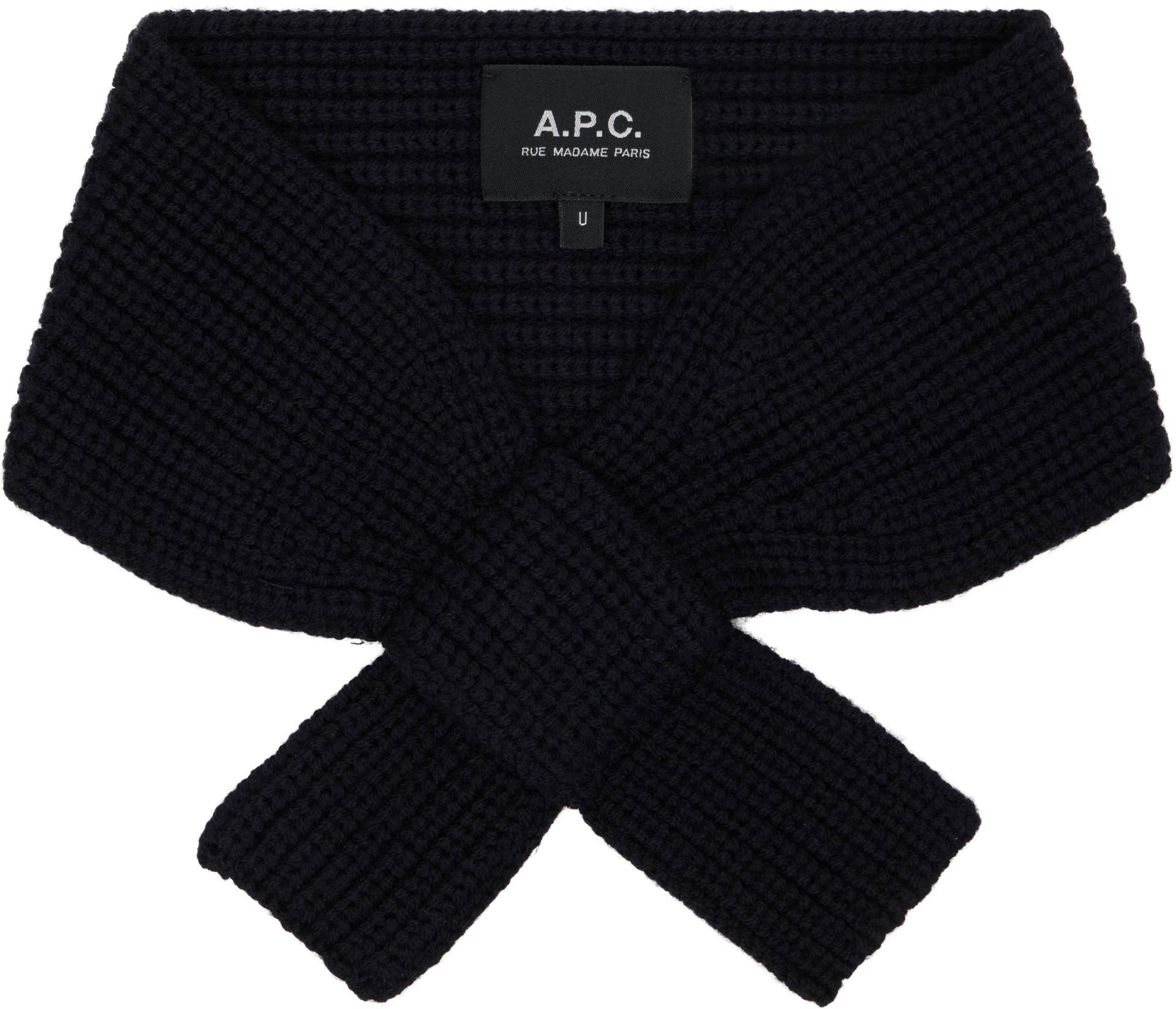 A.P.C. - Écharpe Luna bleu marine