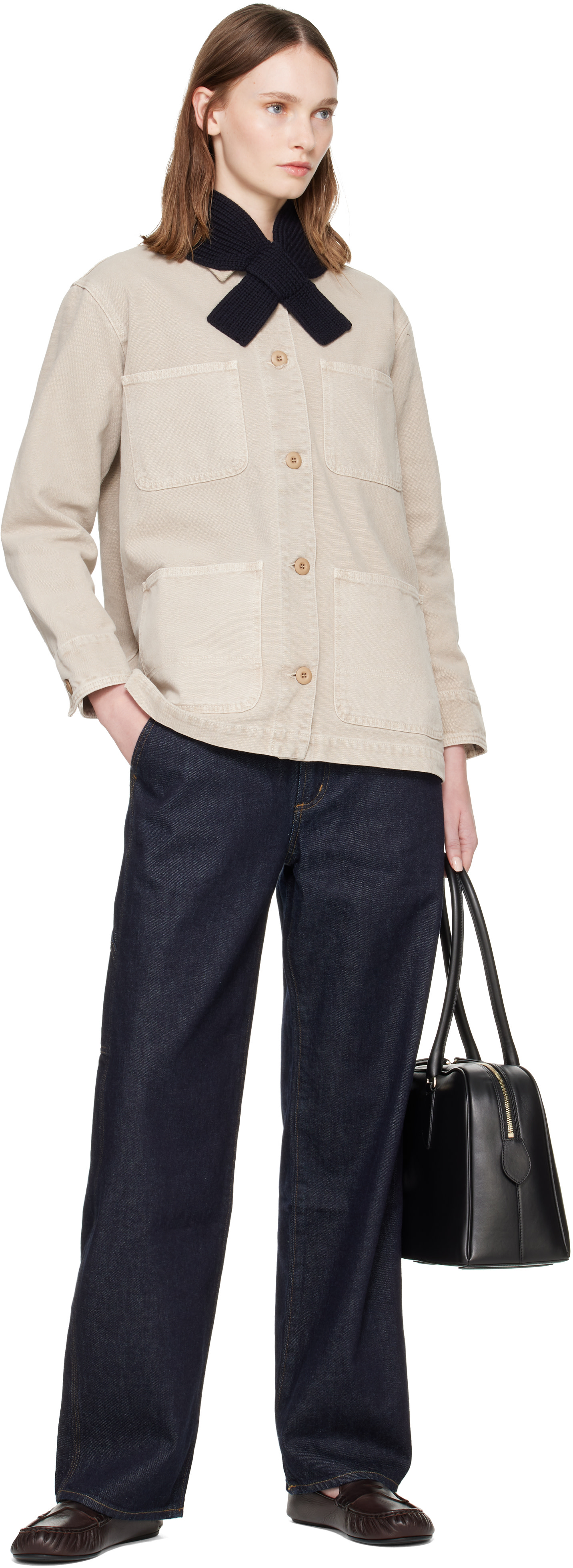A.P.C. - Navy Luna Scarf