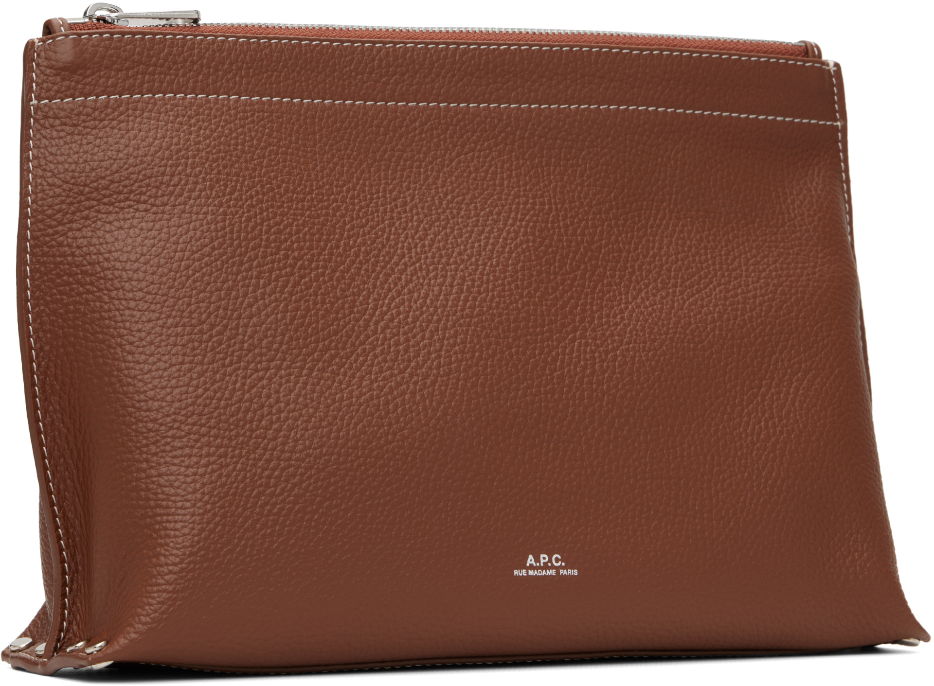 A.P.C. - Pochette Neige Clou brune