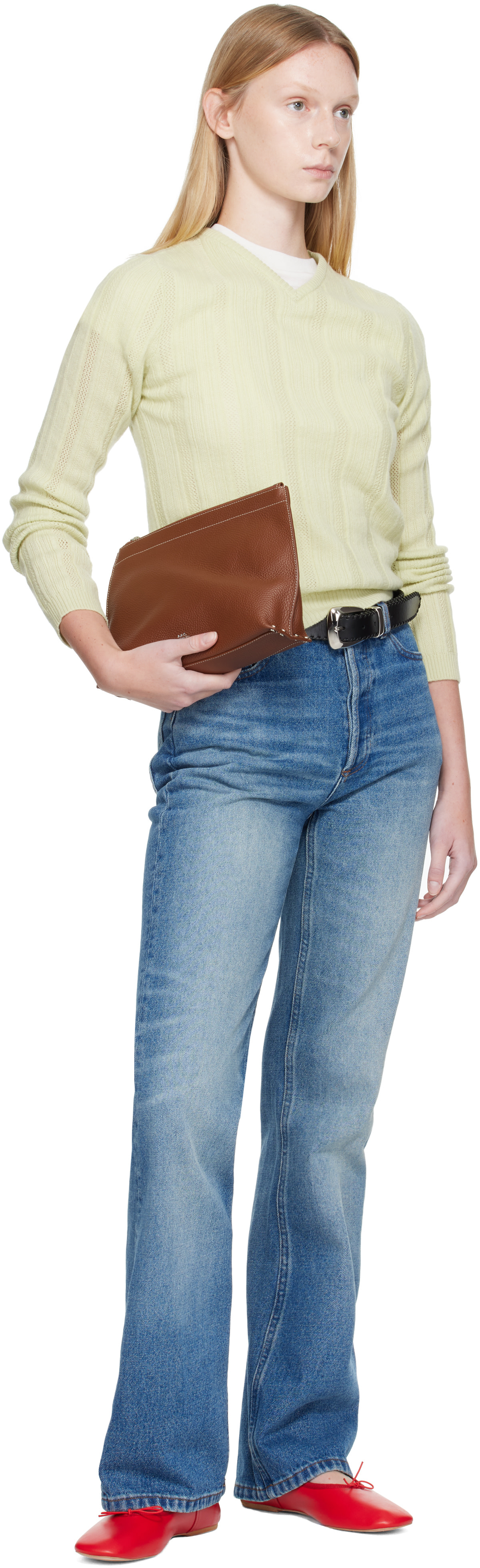 A.P.C. - Pochette Neige Clou brune
