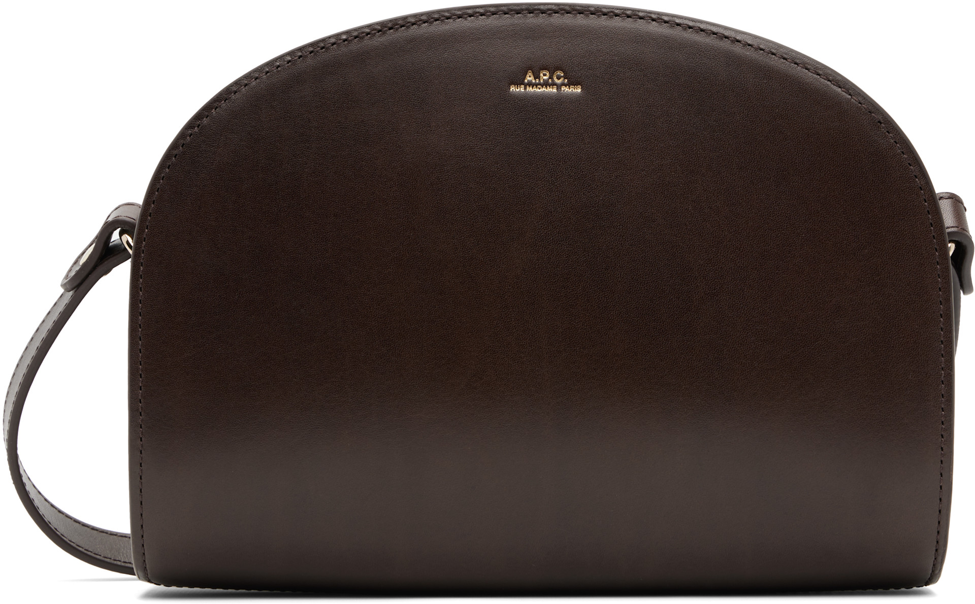A.P.C. - Sac Demi-lune brun
