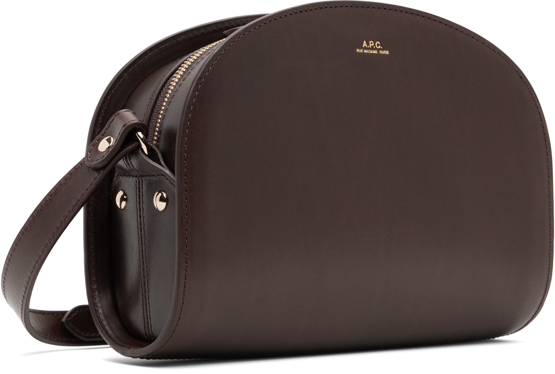 A.P.C. - Sac Demi-lune brun