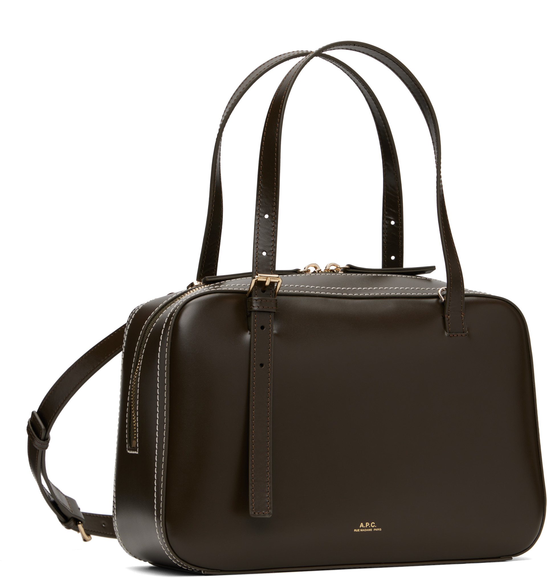A.P.C. - Sac rigide Virginie kaki