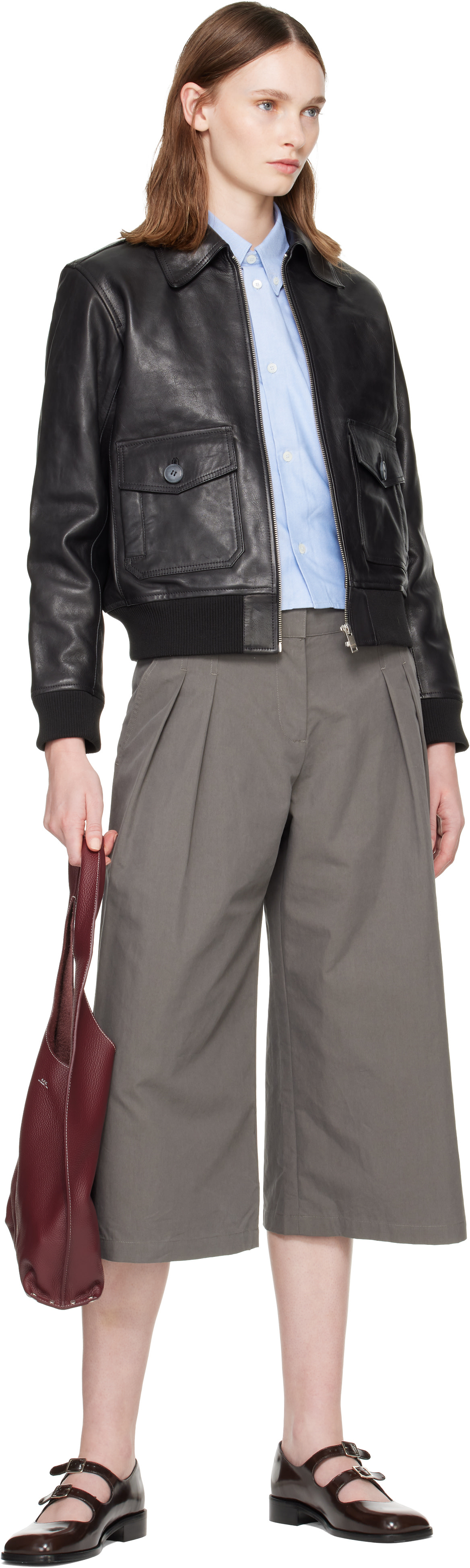 A.P.C. - Sac Neige Clou bourgogne