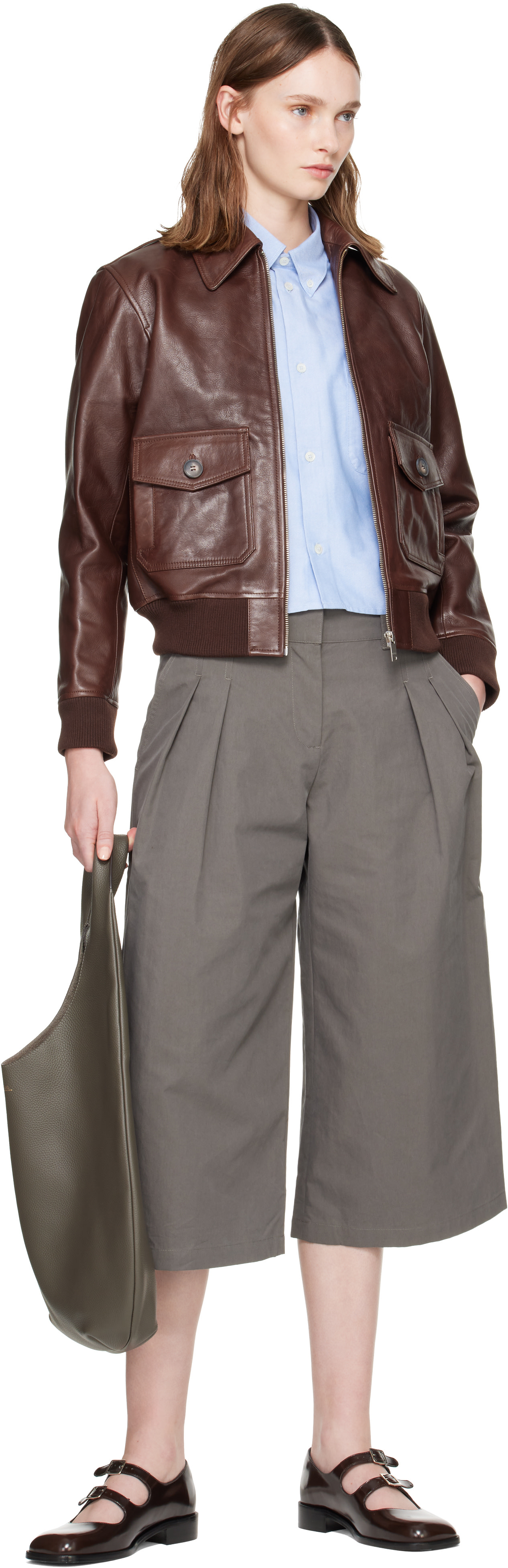 A.P.C. - Sac 'Le neige' gris