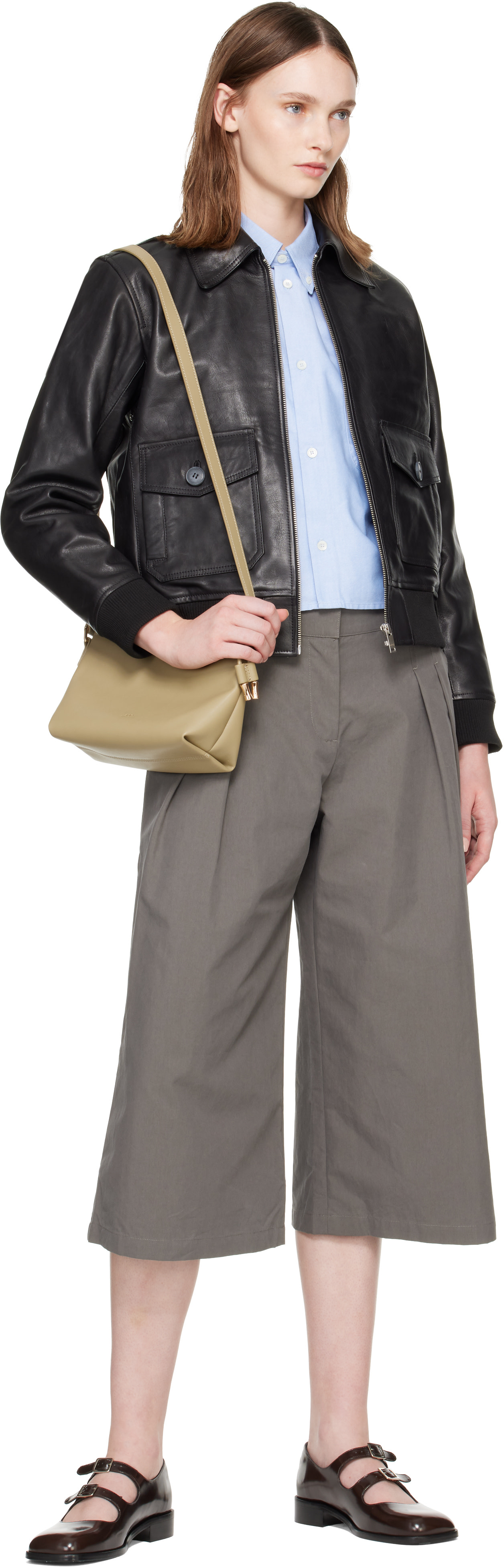 A.P.C. - Khaki Ninon Mini Bag