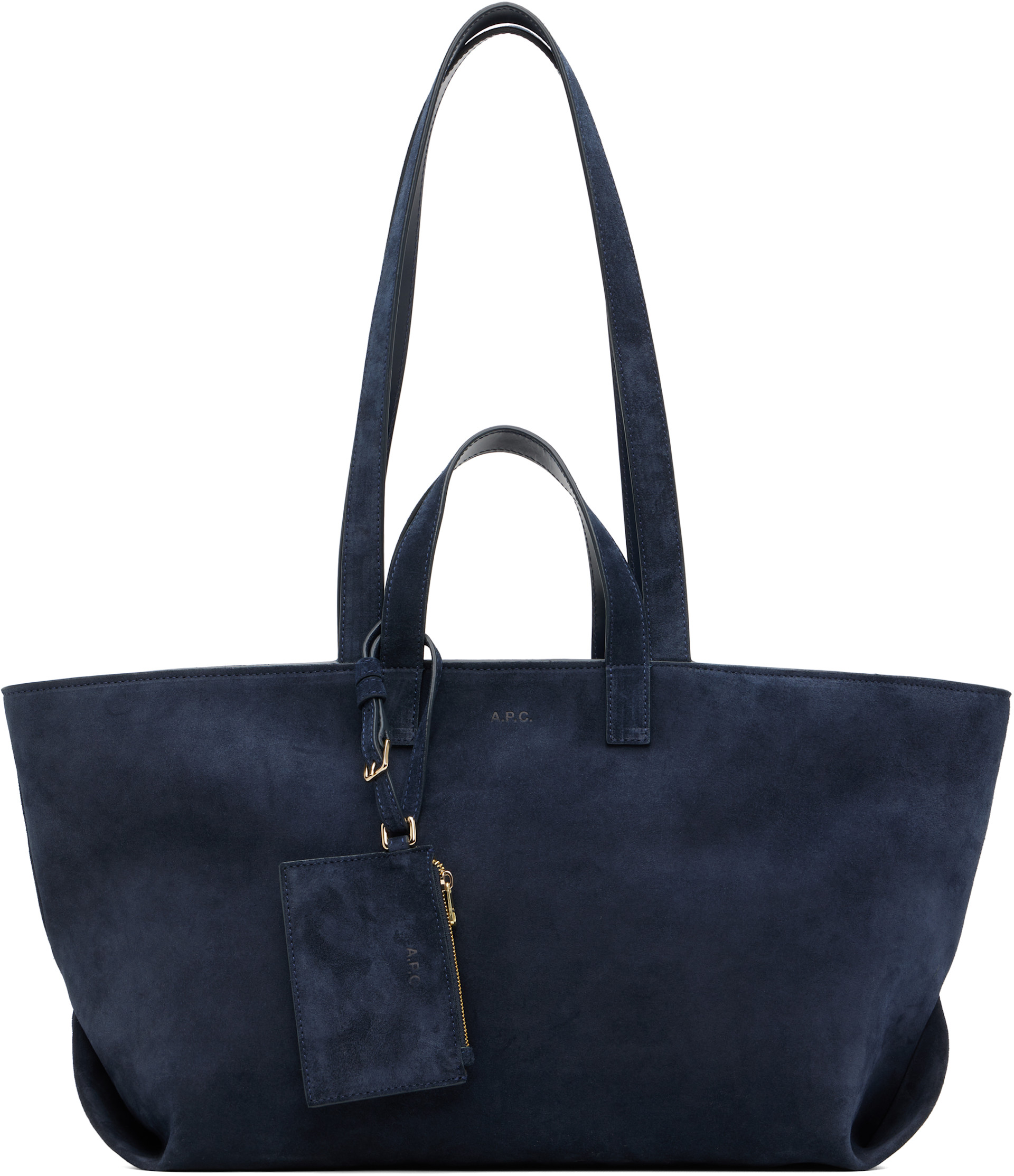 A.P.C. - Cabas 'Le drummer' bleu marine