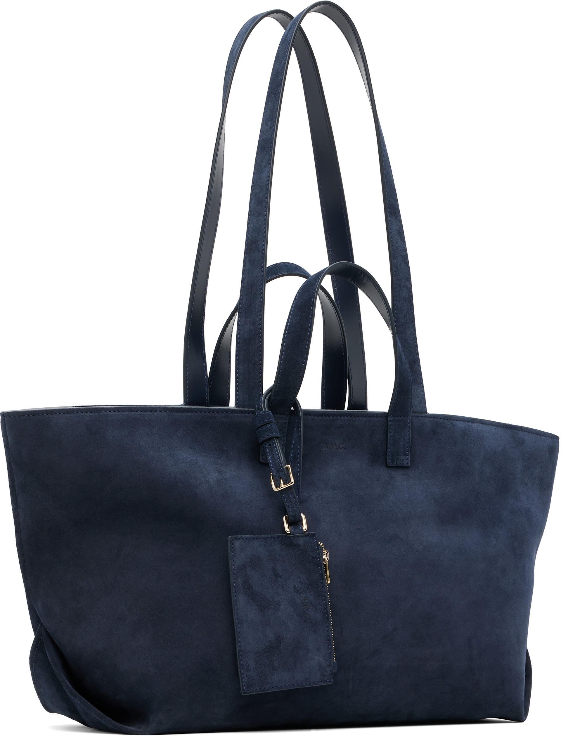 A.P.C. - Cabas 'Le drummer' bleu marine