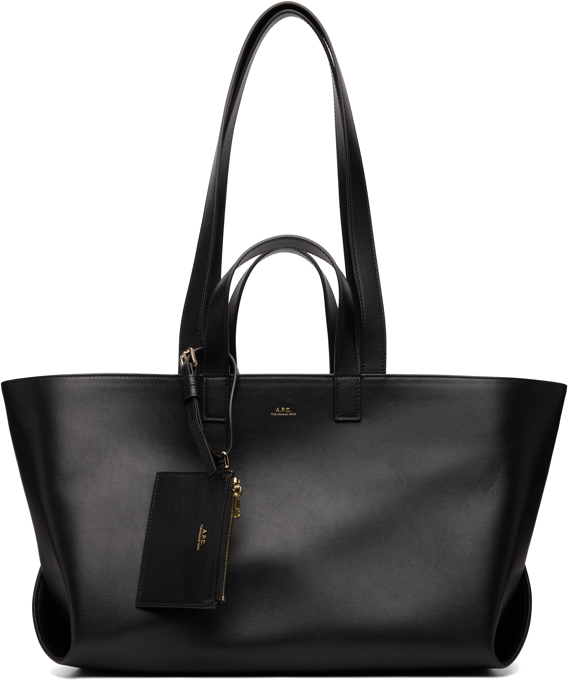 A.P.C. - Cabas 'Le drummer' noir