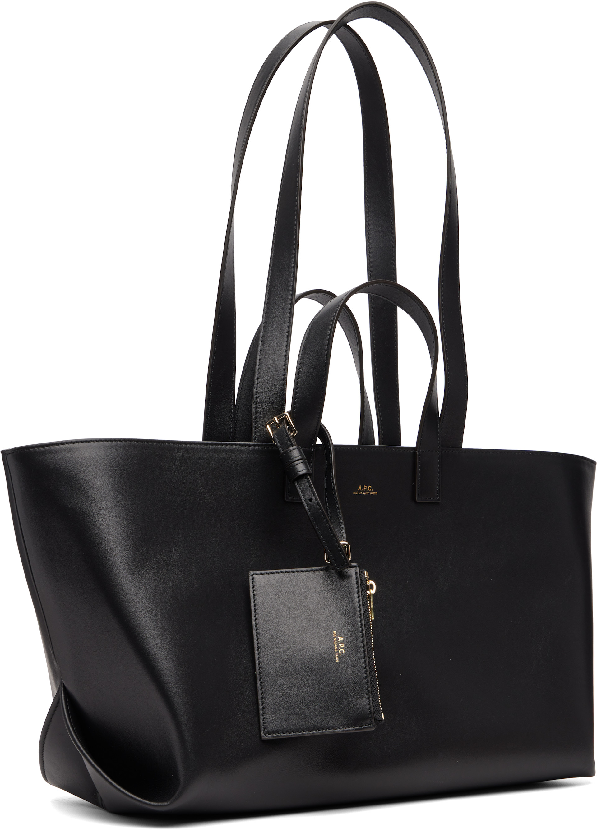 A.P.C. - Cabas 'Le drummer' noir