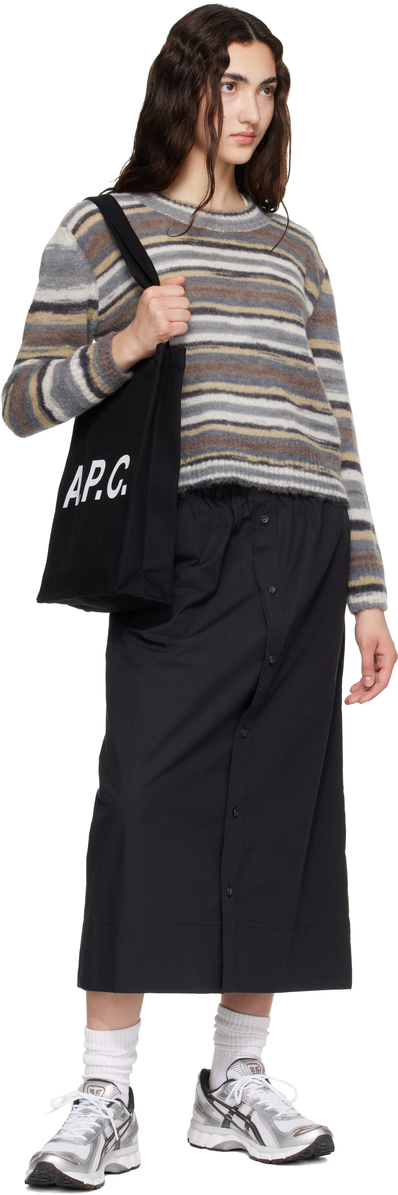A.P.C. - 블랙 루 토트백