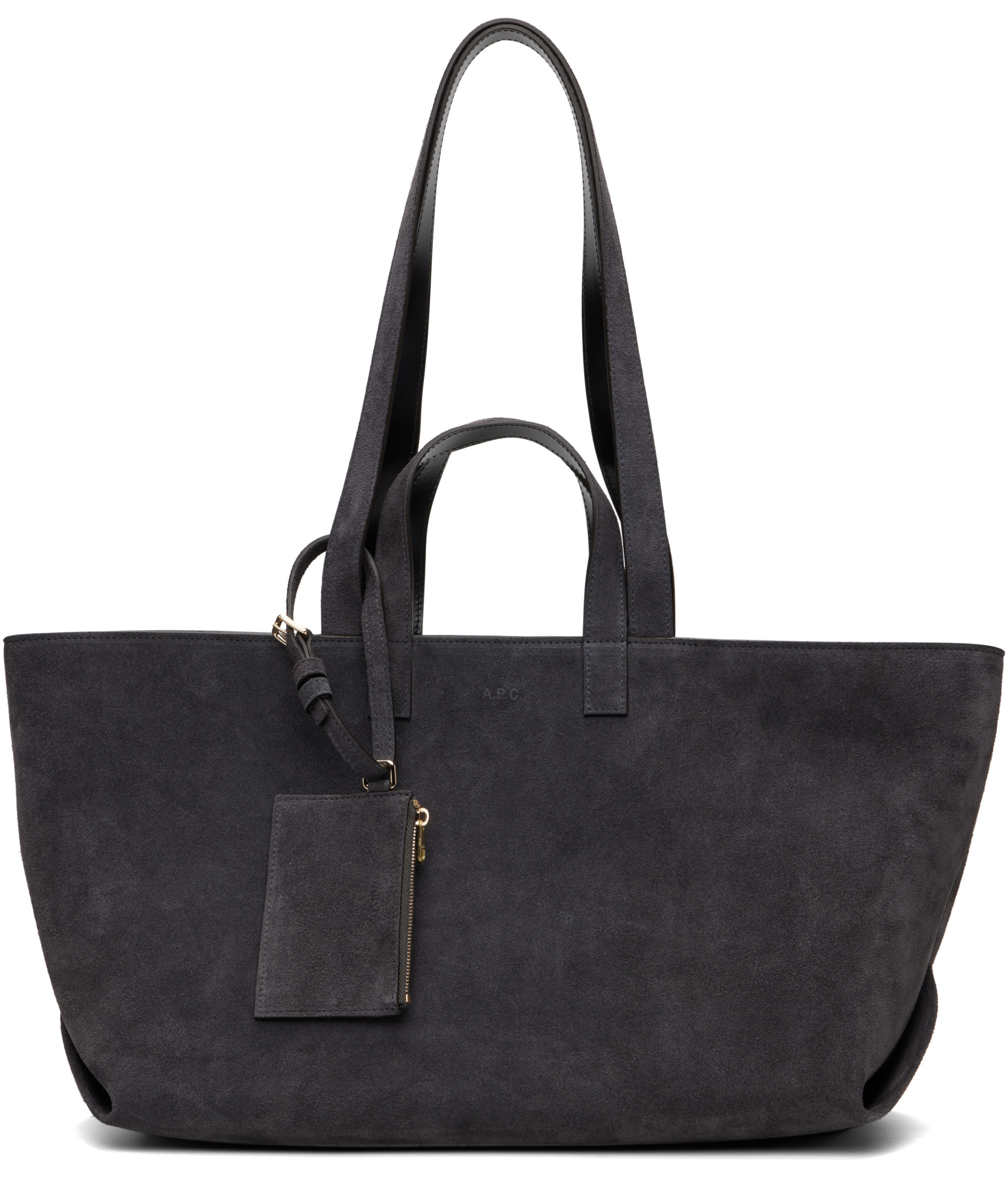 A.P.C. - Gray Drummer Tote