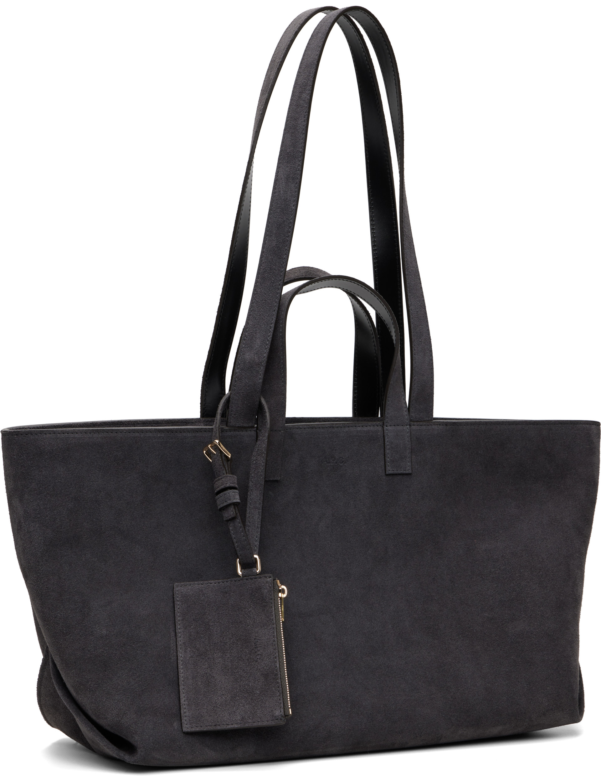 A.P.C. - Gray Drummer Tote